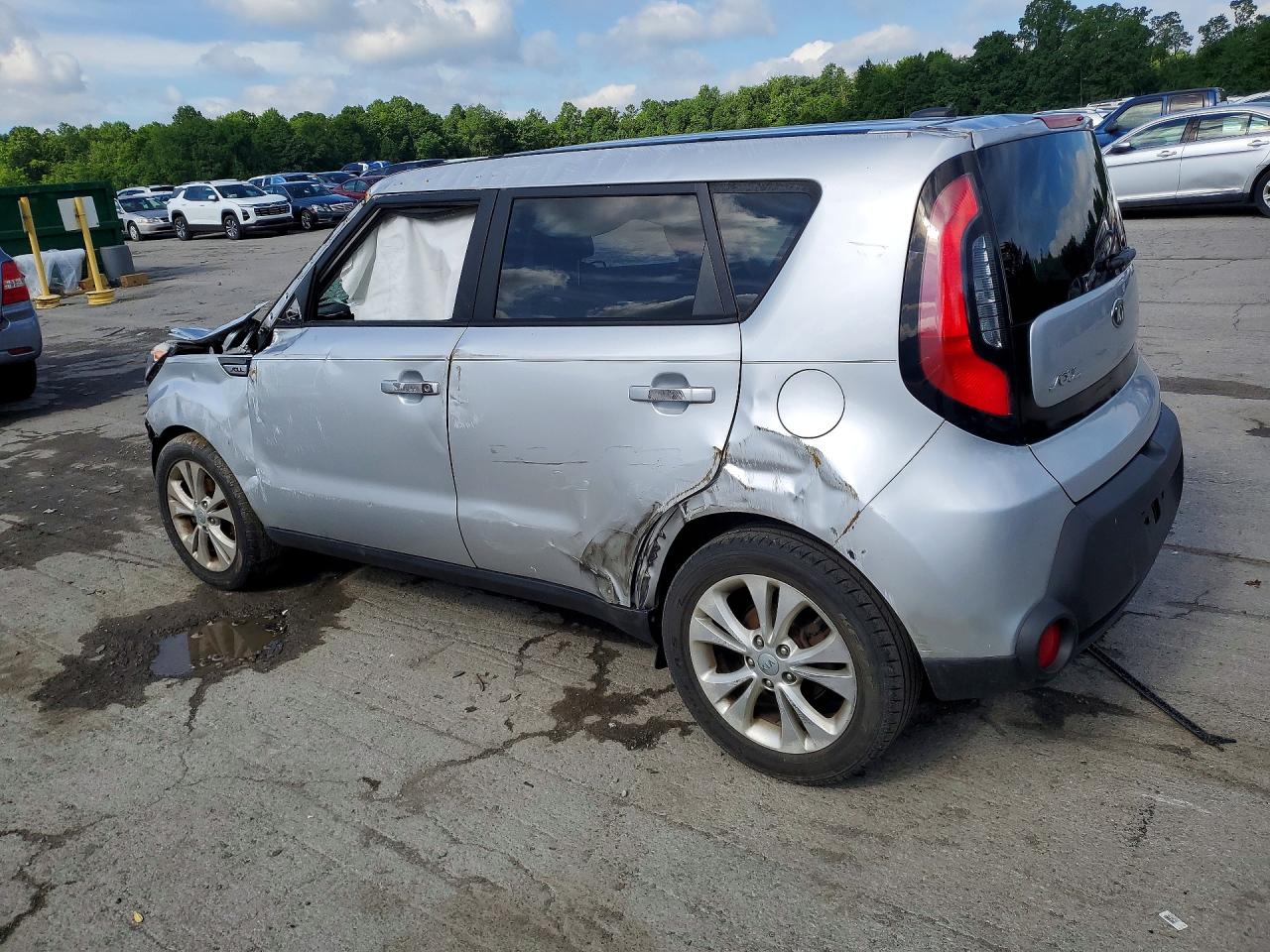 2015 Kia Soul + Silver vin: KNDJP3A57F7762866
