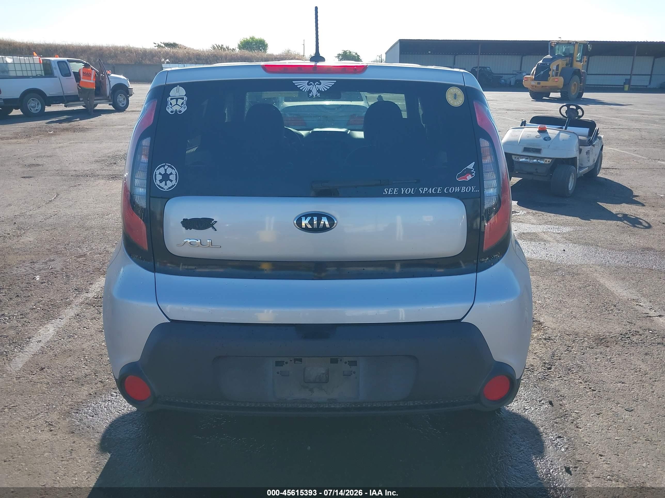 2015 Kia Soul + Silver vin: KNDJP3A57F7802203