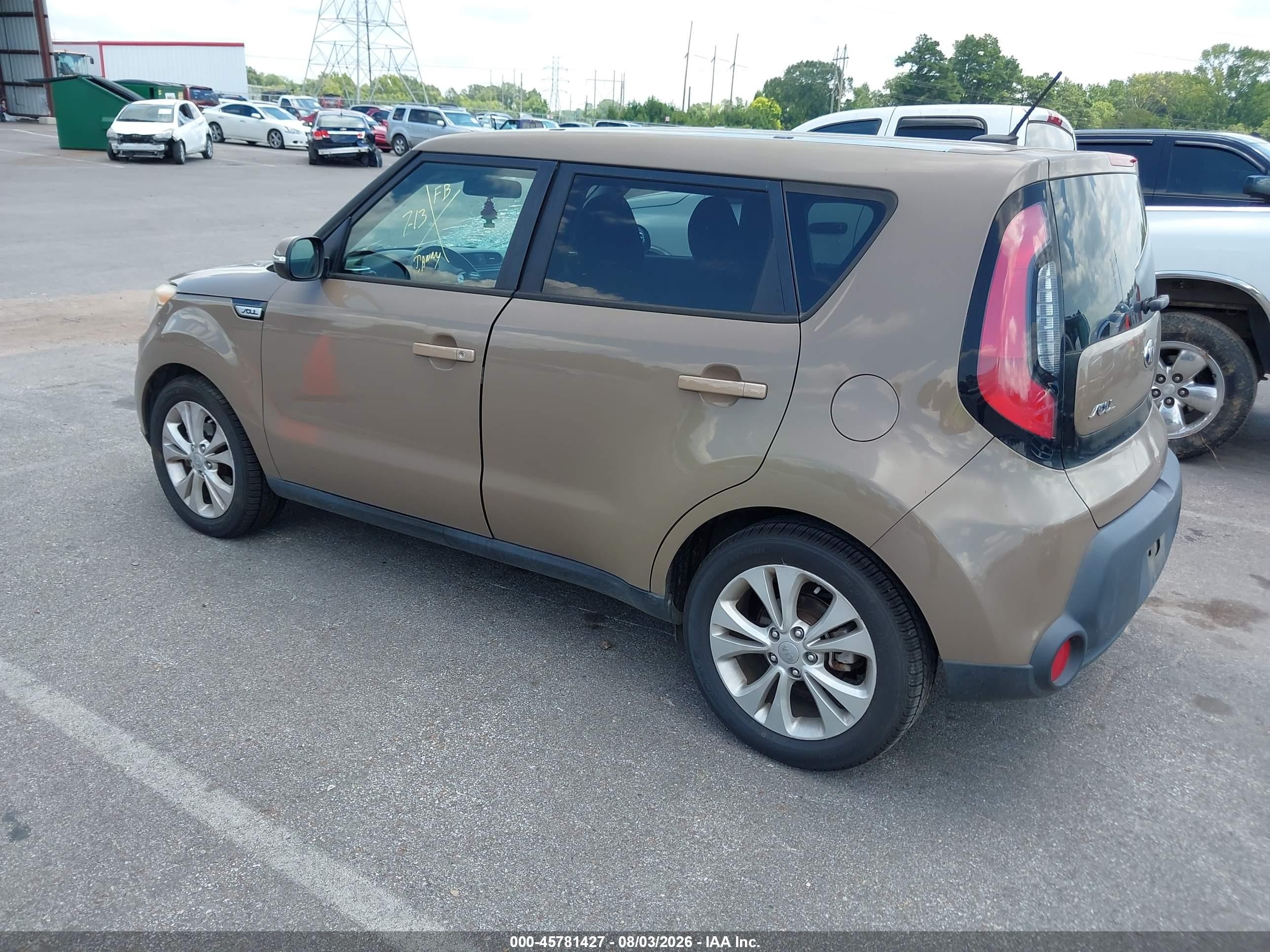 2014 Kia Soul + Коричневый vin: KNDJP3A58E7010835