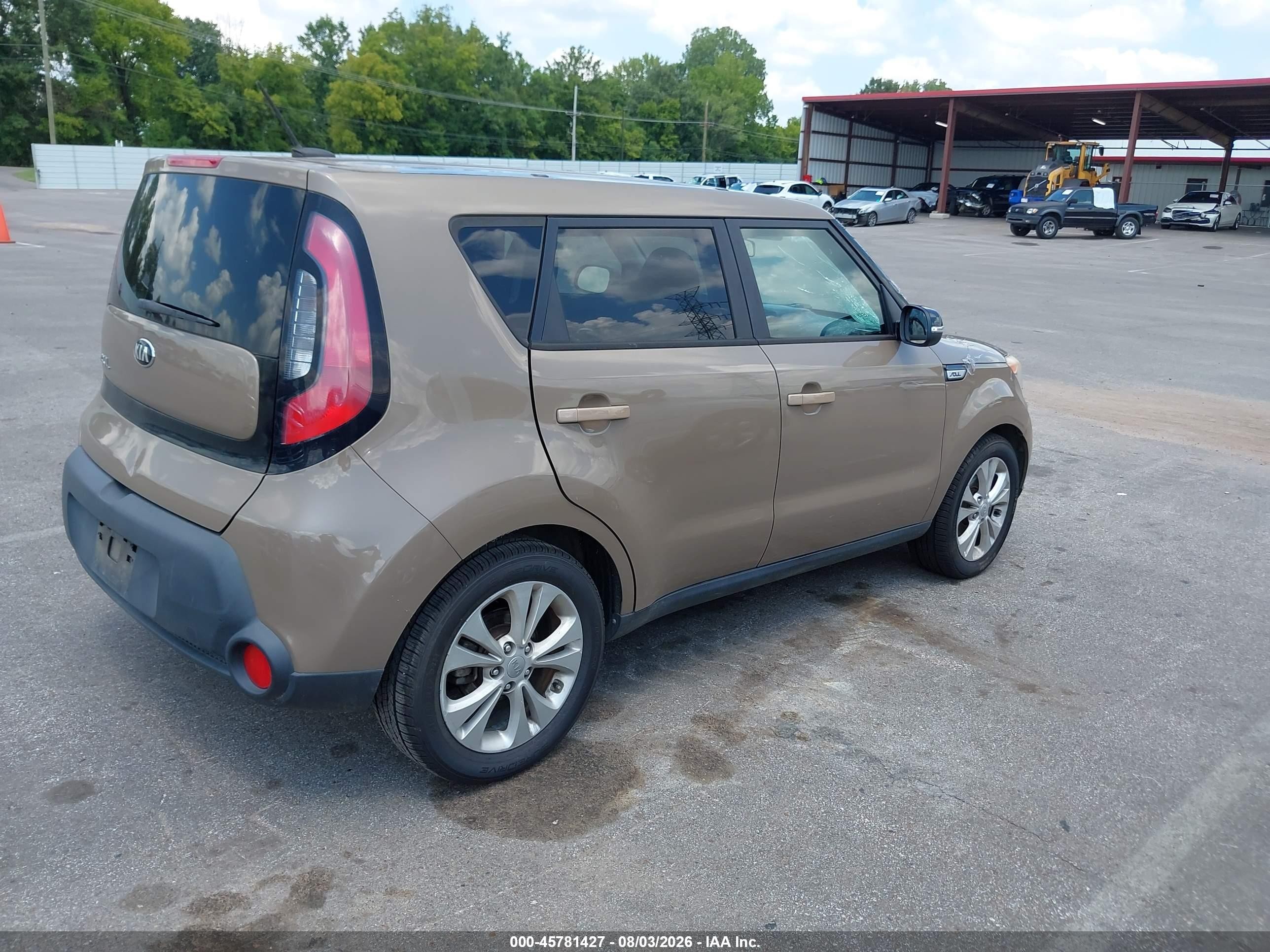 2014 Kia Soul + Коричневый vin: KNDJP3A58E7010835