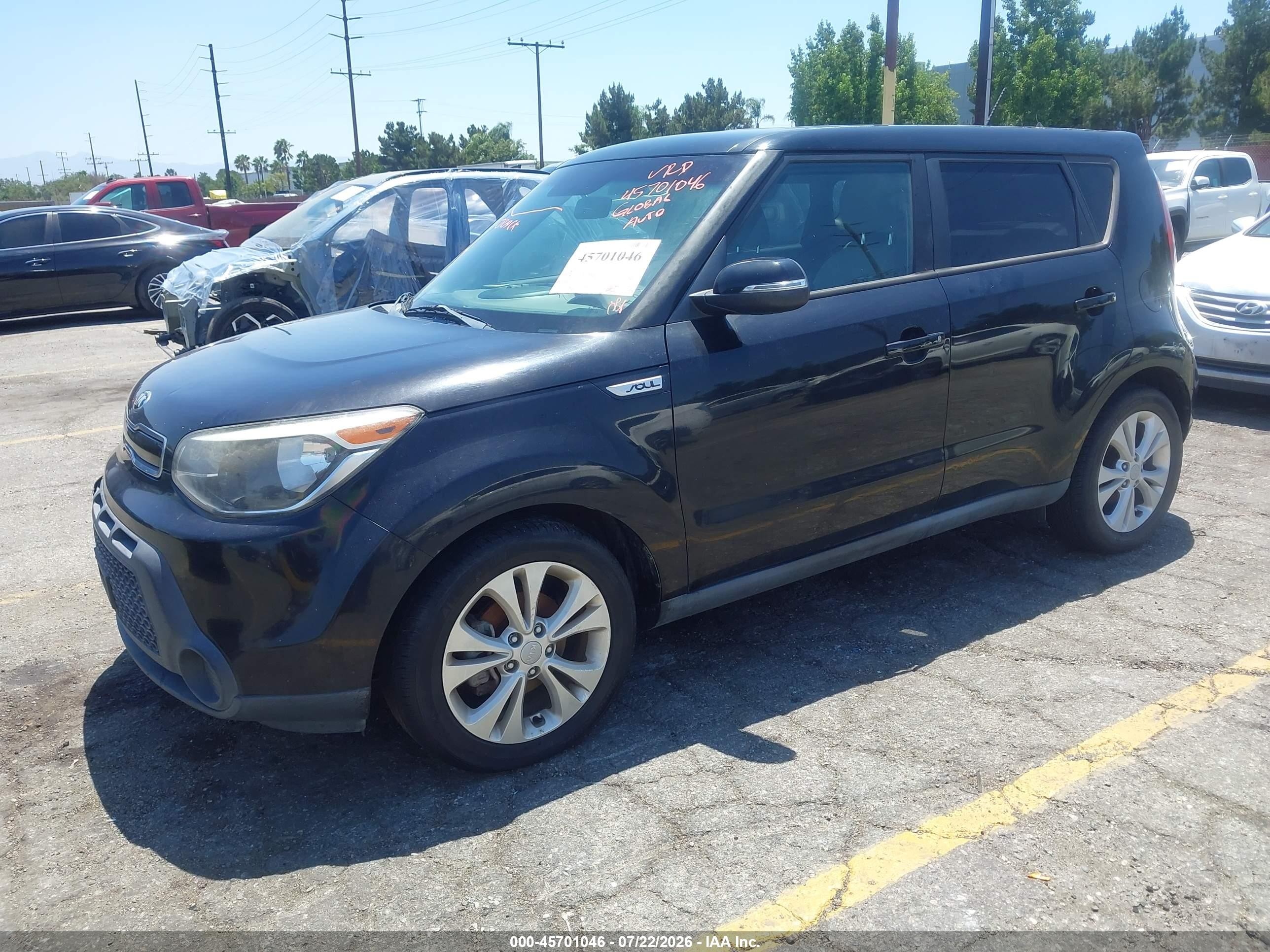 2014 Kia Soul + Black vin: KNDJP3A58E7047772