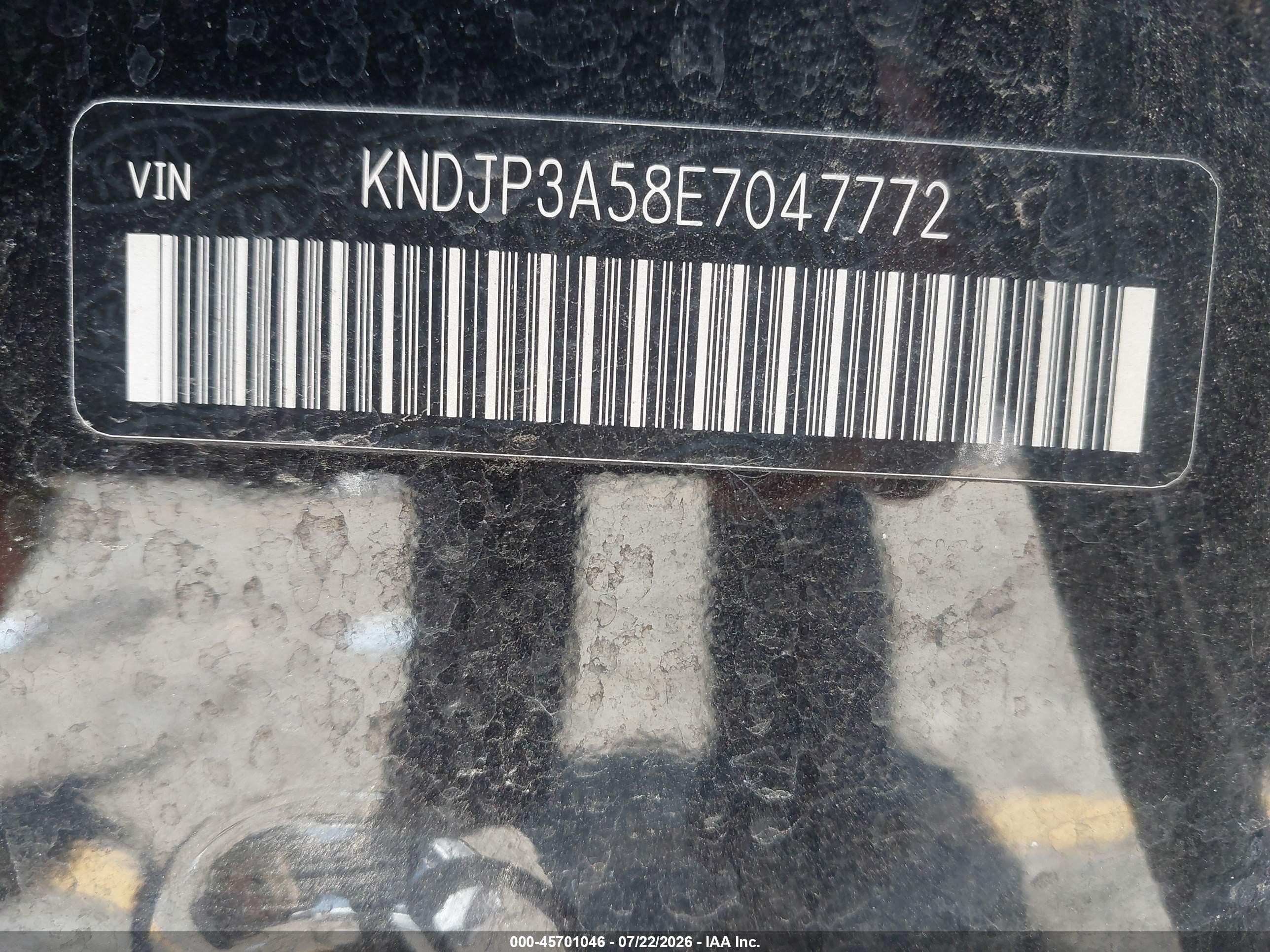 2014 Kia Soul + Black vin: KNDJP3A58E7047772