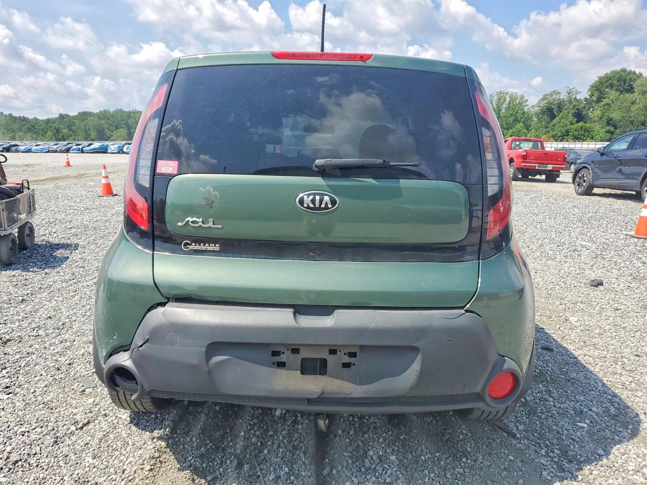 2014 Kia Soul + Green vin: KNDJP3A58E7052549