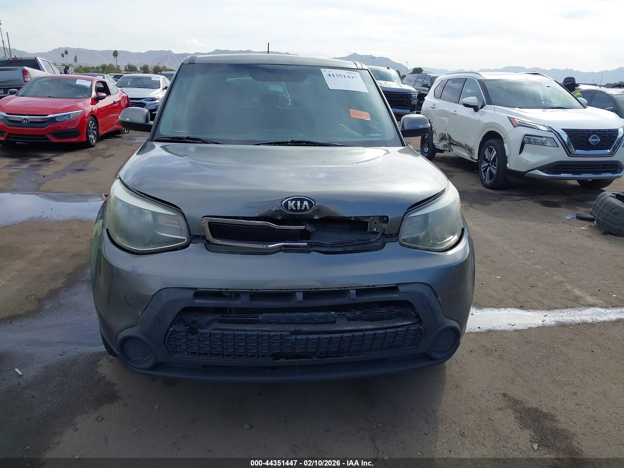 2014 Kia Soul + Gray vin: KNDJP3A58E7053961