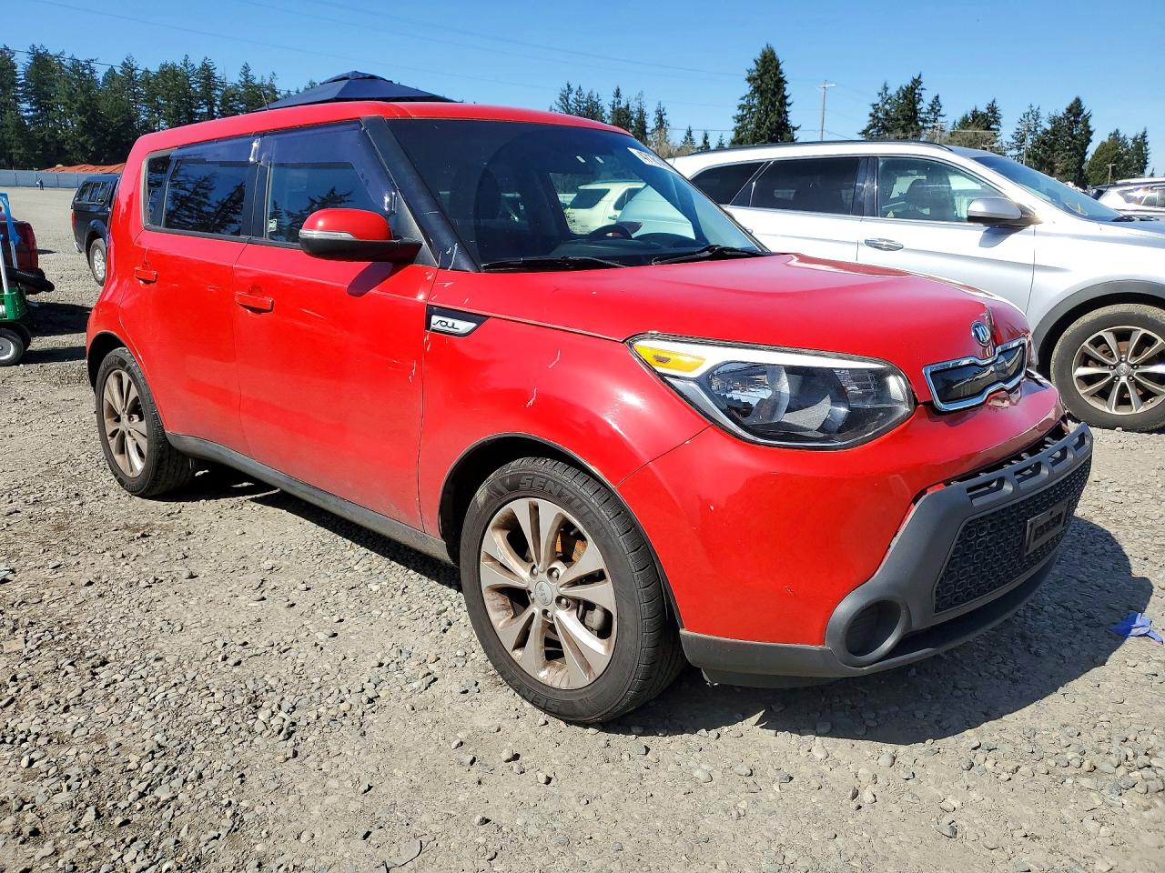 2014 Kia Soul + Красный vin: KNDJP3A58E7704635