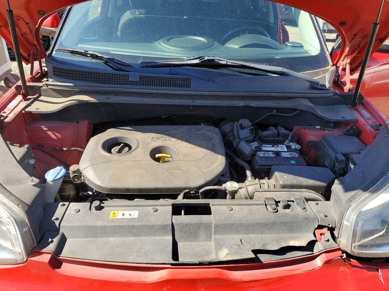 2014 Kia Soul + Красный vin: KNDJP3A58E7704635