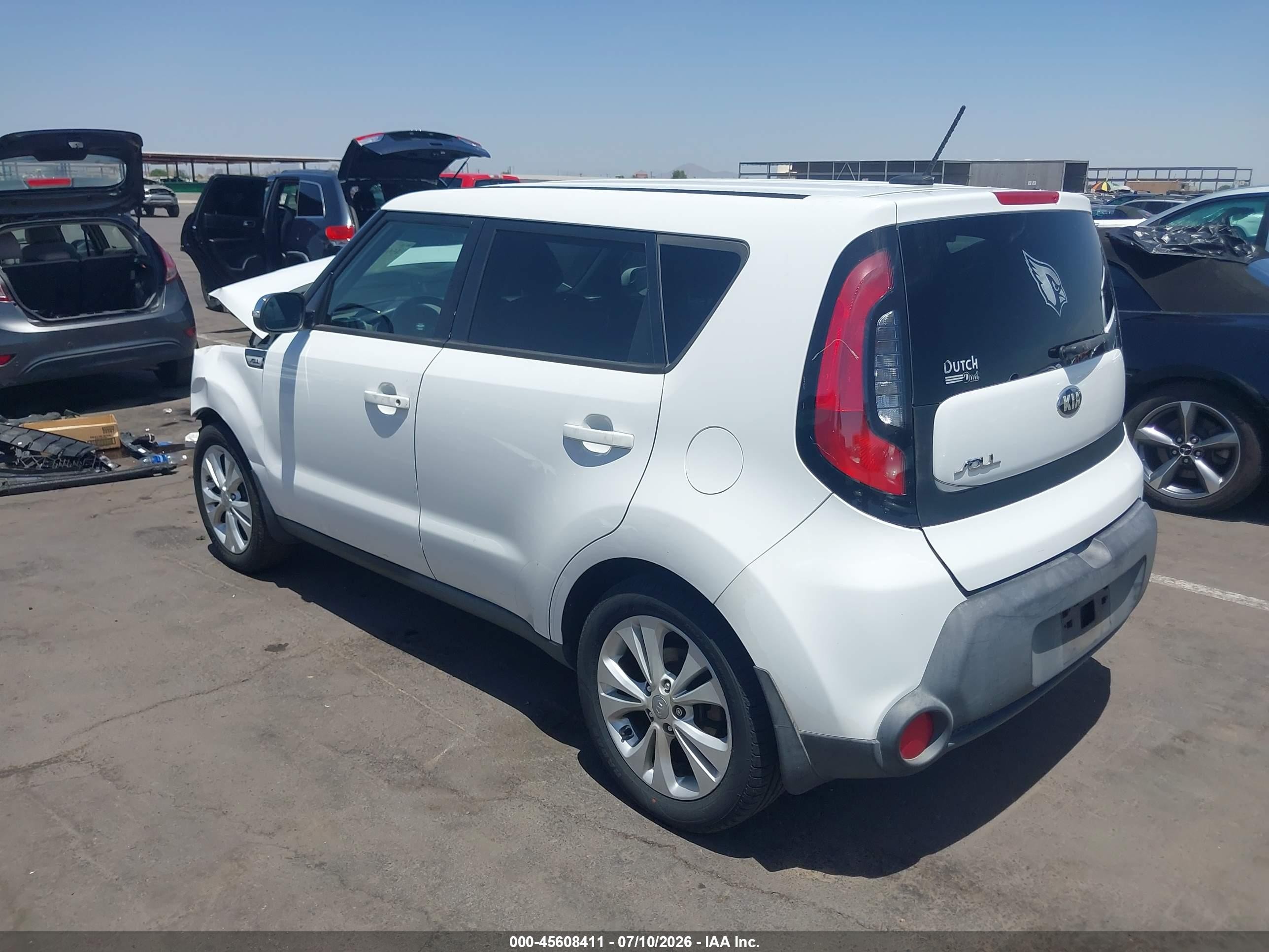 2014 Kia Soul + White vin: KNDJP3A58E7746089
