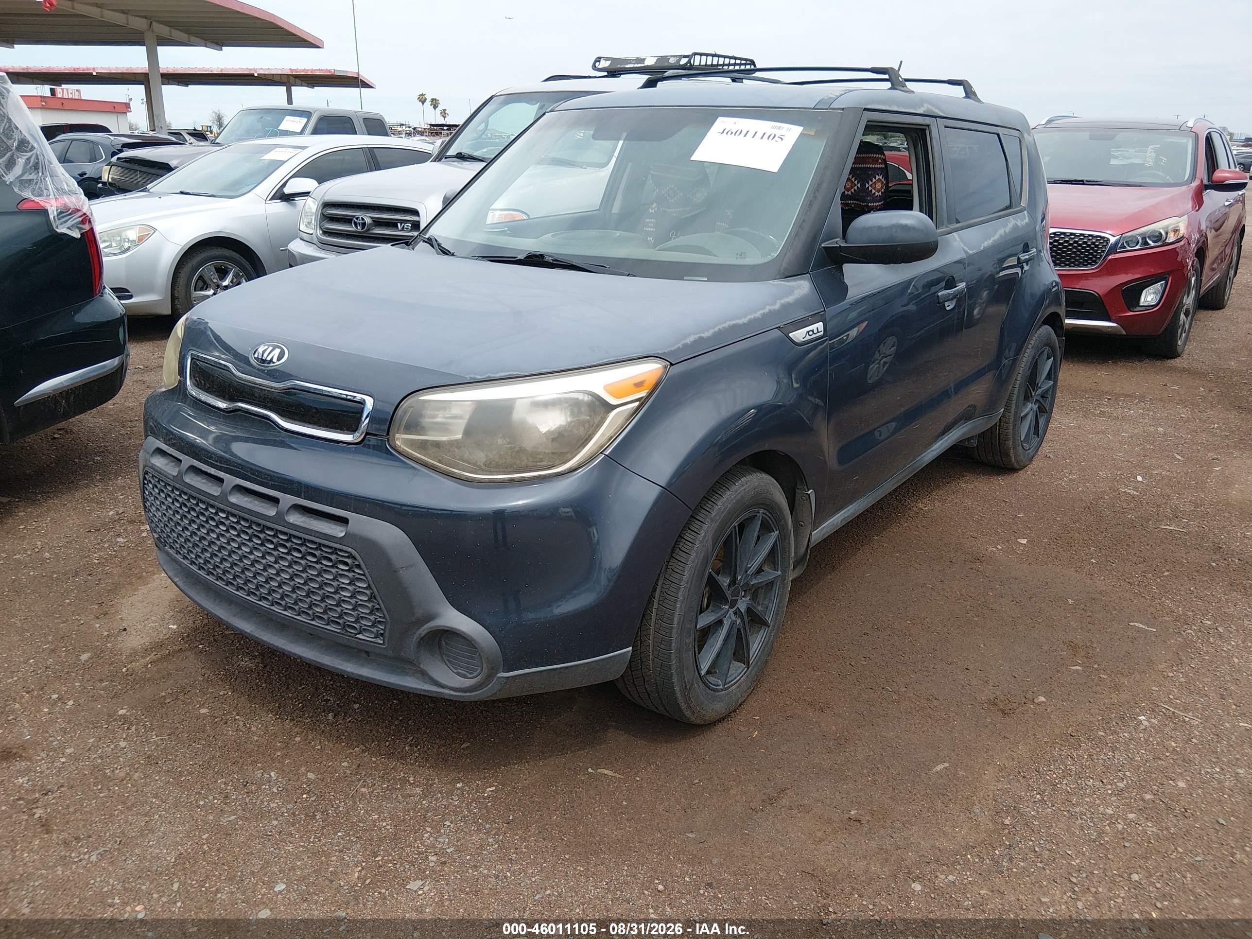 2015 Kia Soul + Blue vin: KNDJP3A58F7118115