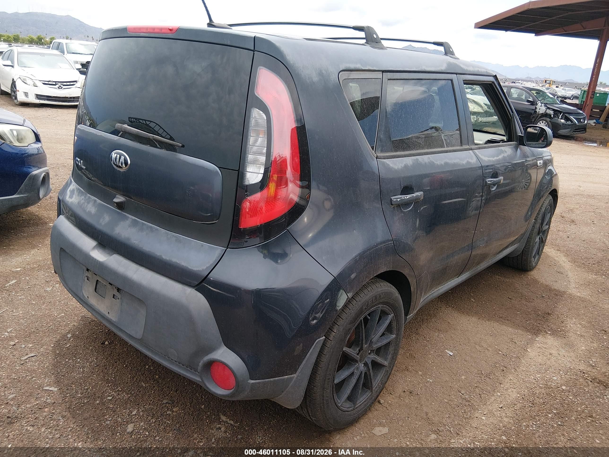 2015 Kia Soul + Blue vin: KNDJP3A58F7118115