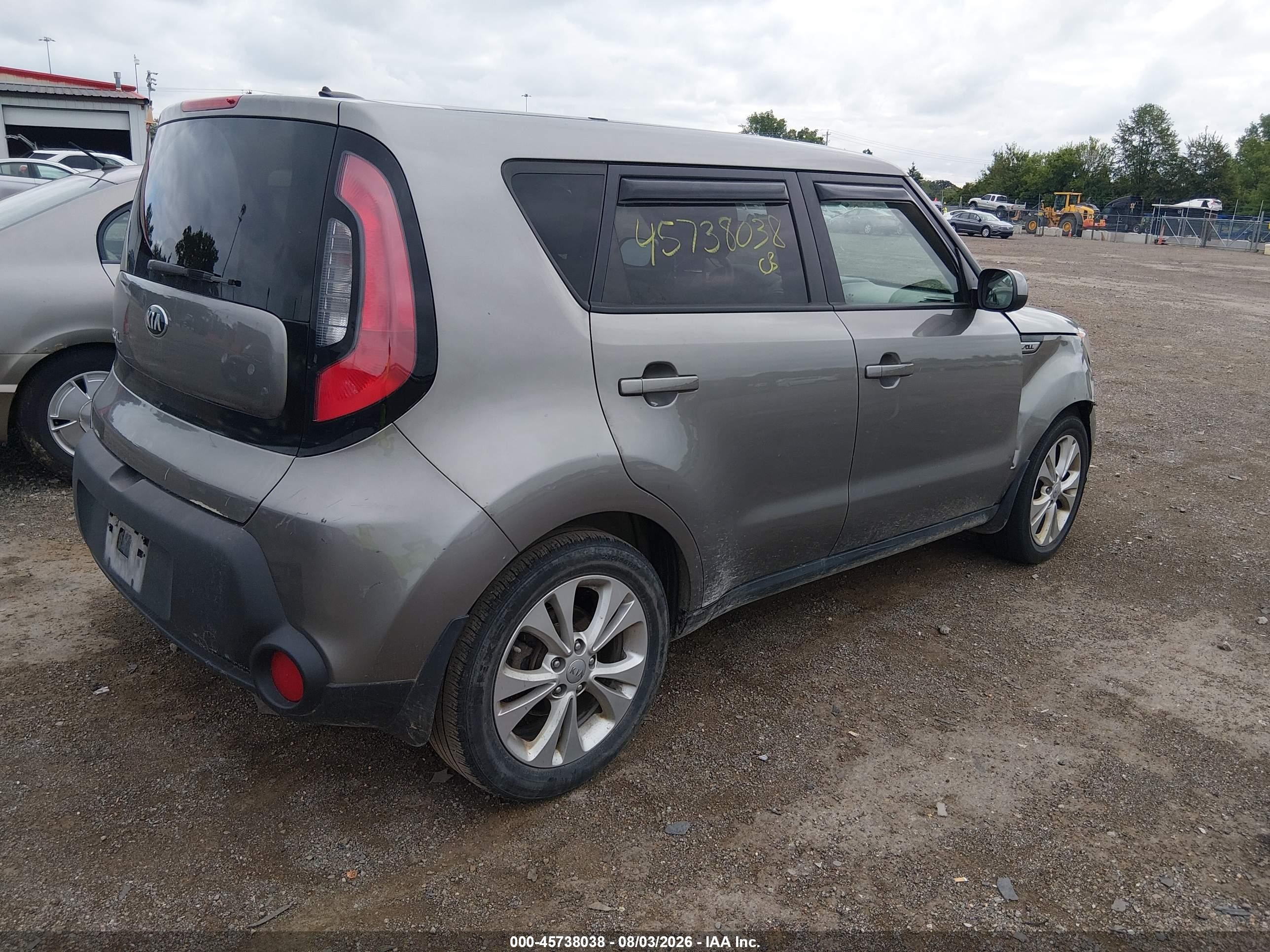 2015 Kia Soul + Gray vin: KNDJP3A58F7148845