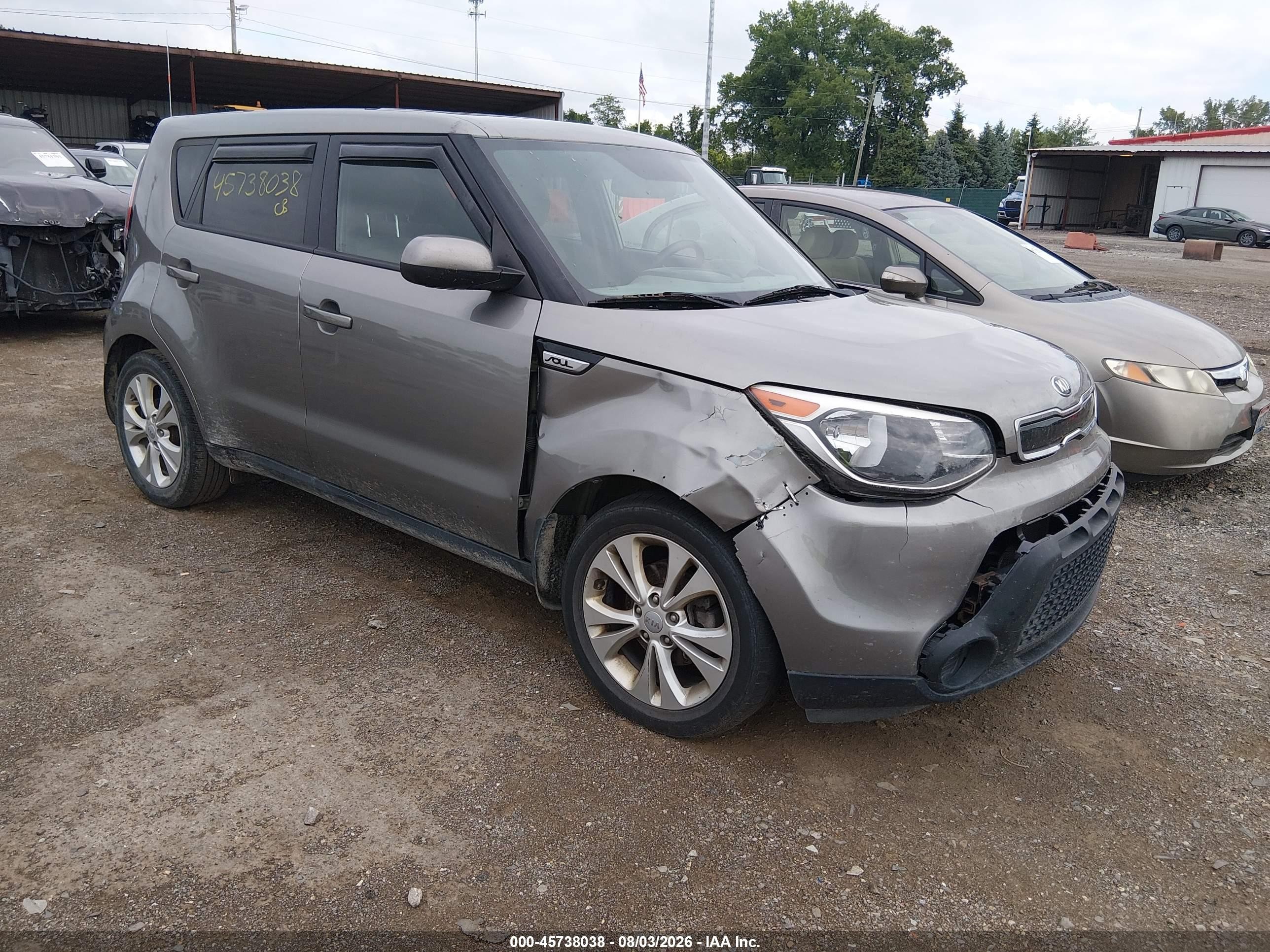 2015 Kia Soul + Gray vin: KNDJP3A58F7148845