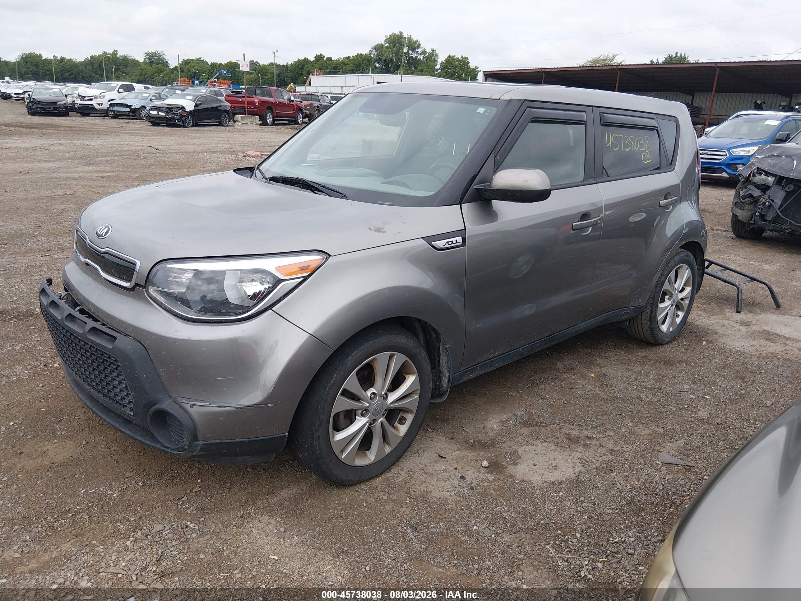 2015 Kia Soul + Gray vin: KNDJP3A58F7148845