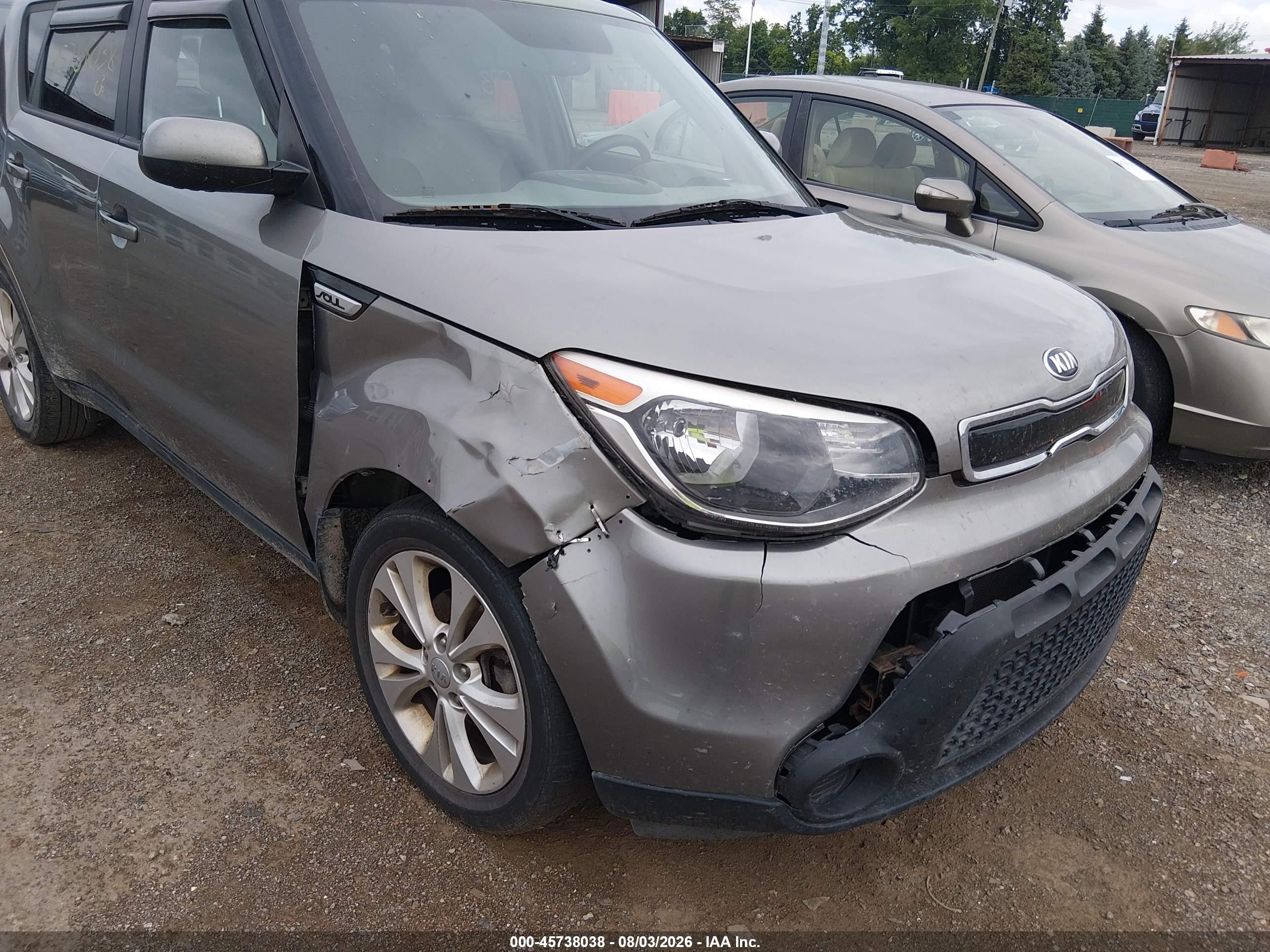 2015 Kia Soul + Gray vin: KNDJP3A58F7148845