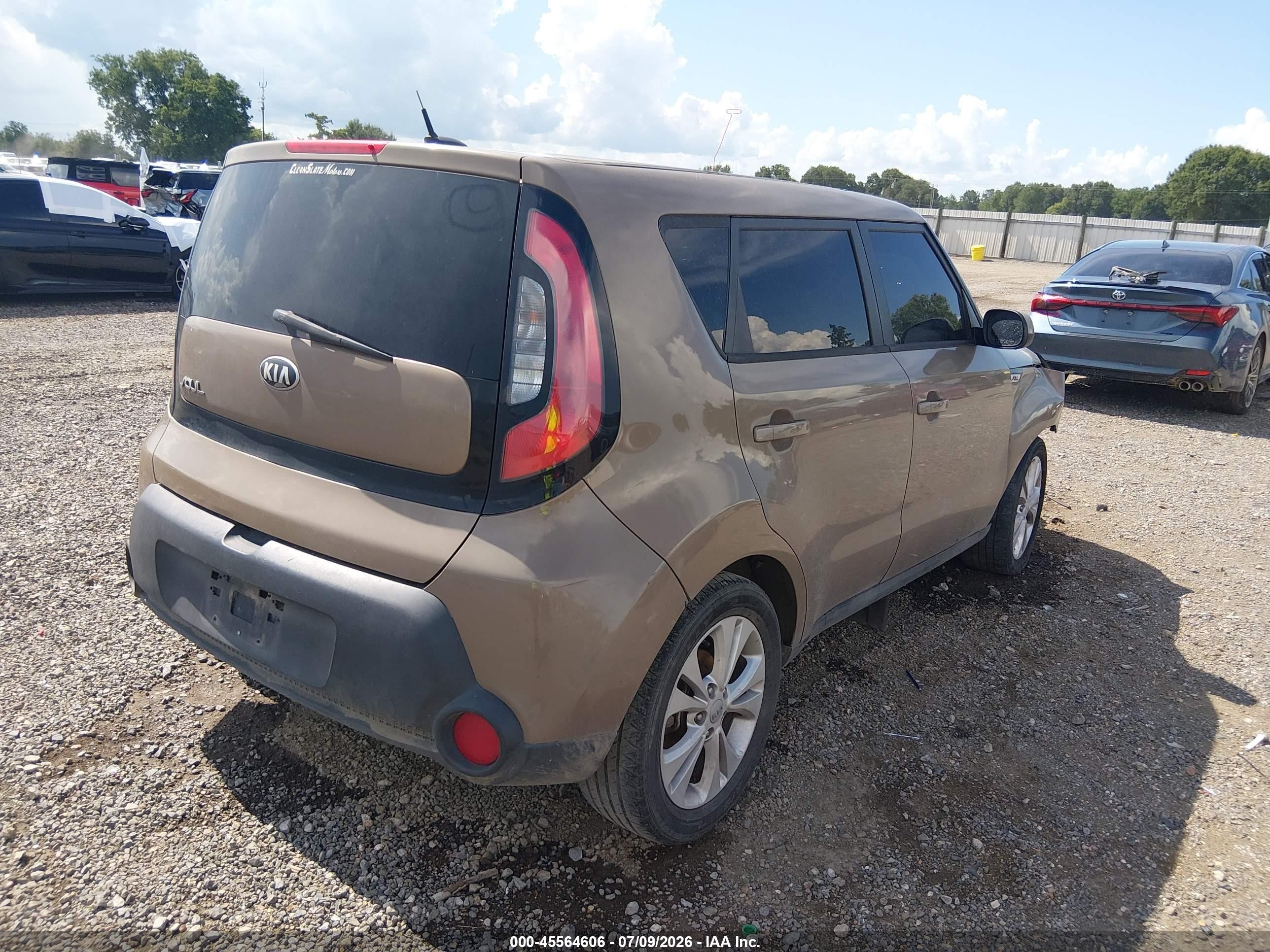 2015 Kia Soul + Brown vin: KNDJP3A58F7172367