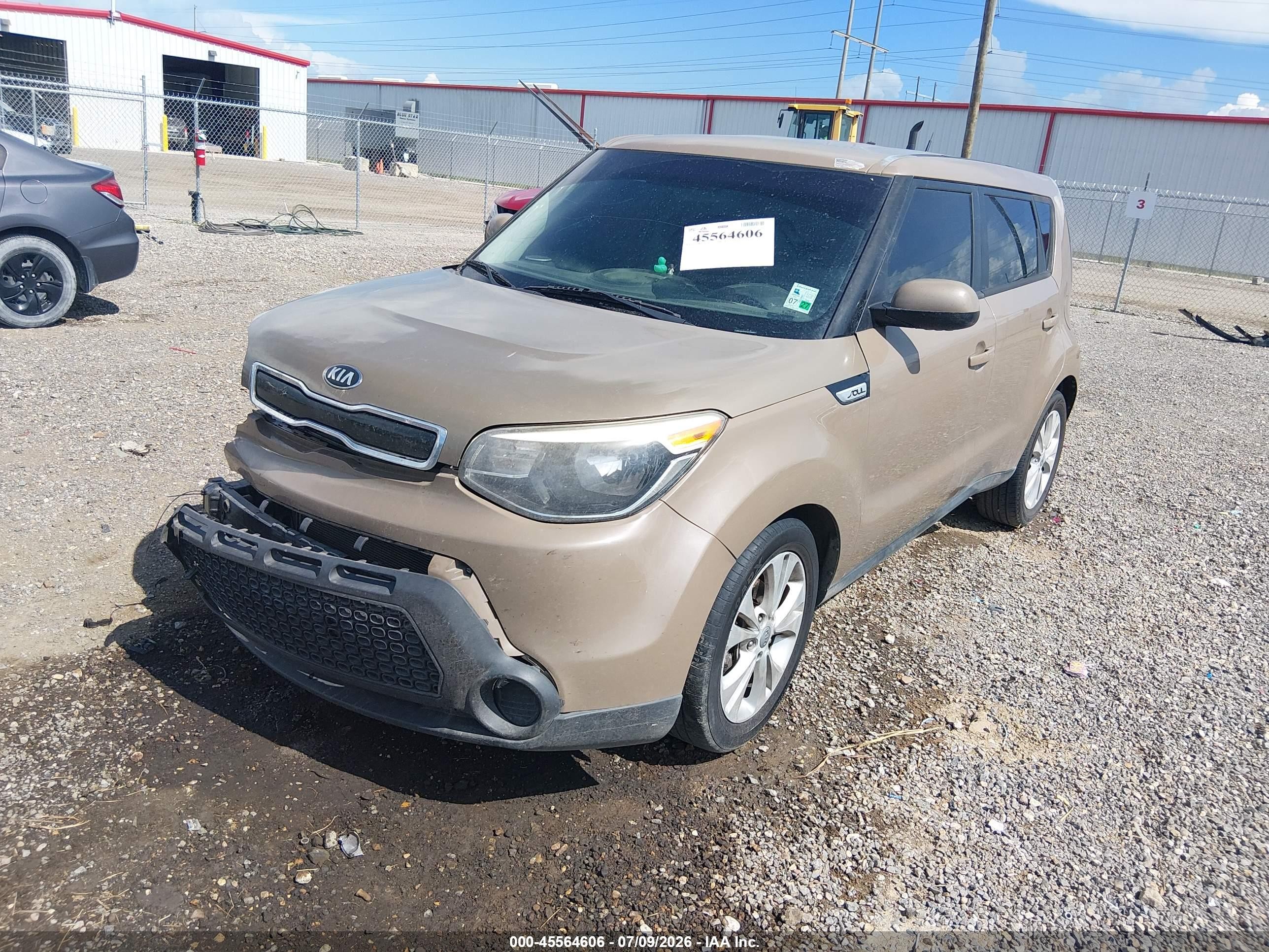2015 Kia Soul + Brown vin: KNDJP3A58F7172367