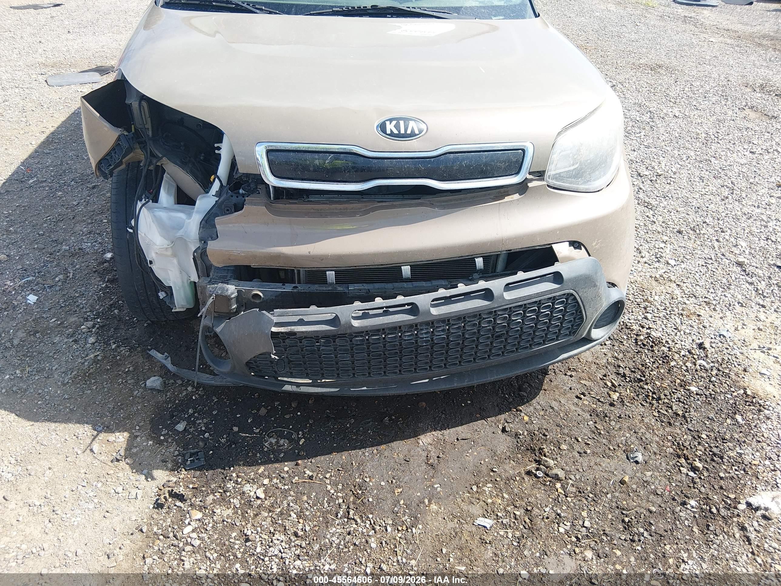 2015 Kia Soul + Brown vin: KNDJP3A58F7172367