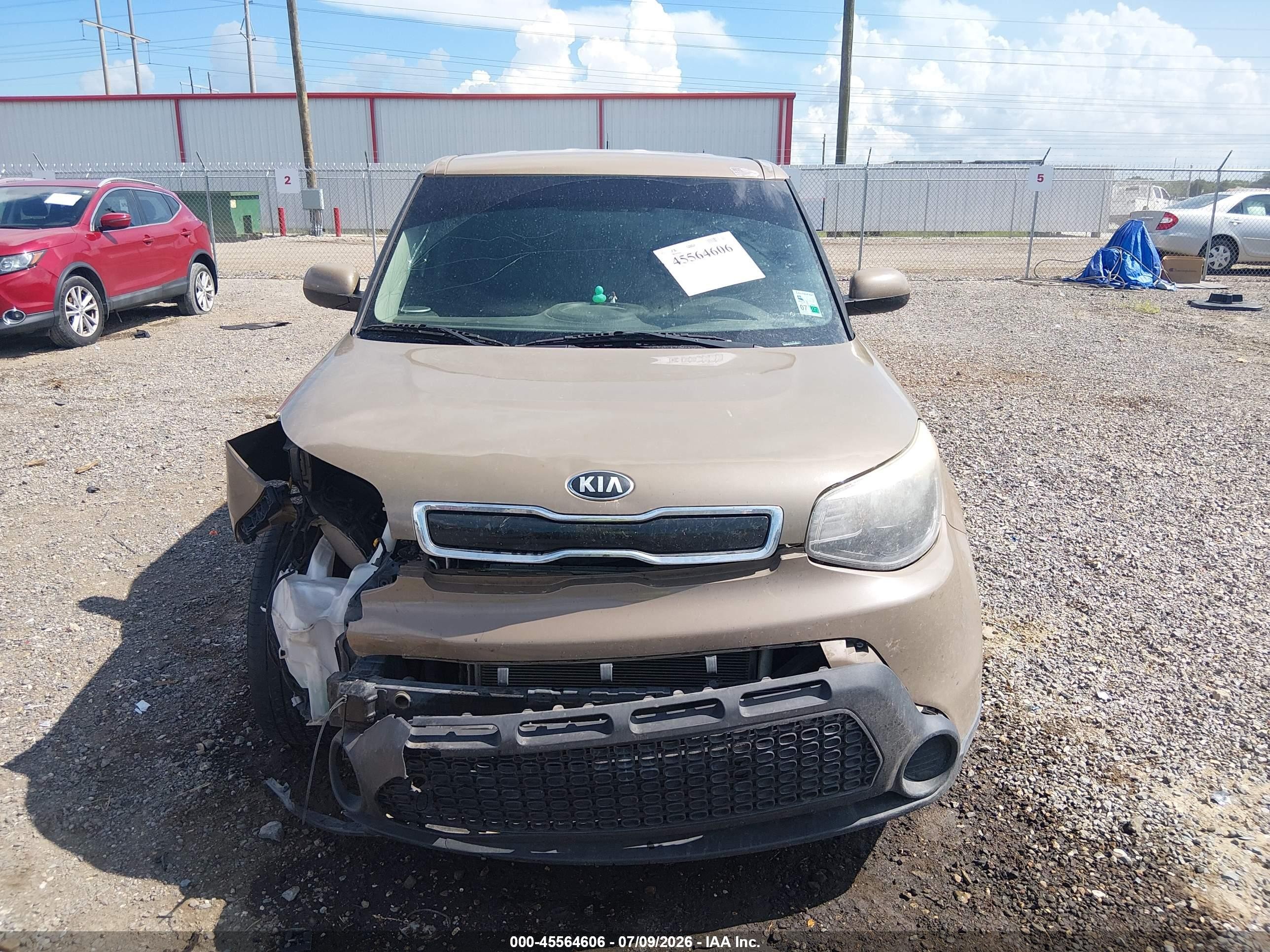 2015 Kia Soul + Brown vin: KNDJP3A58F7172367