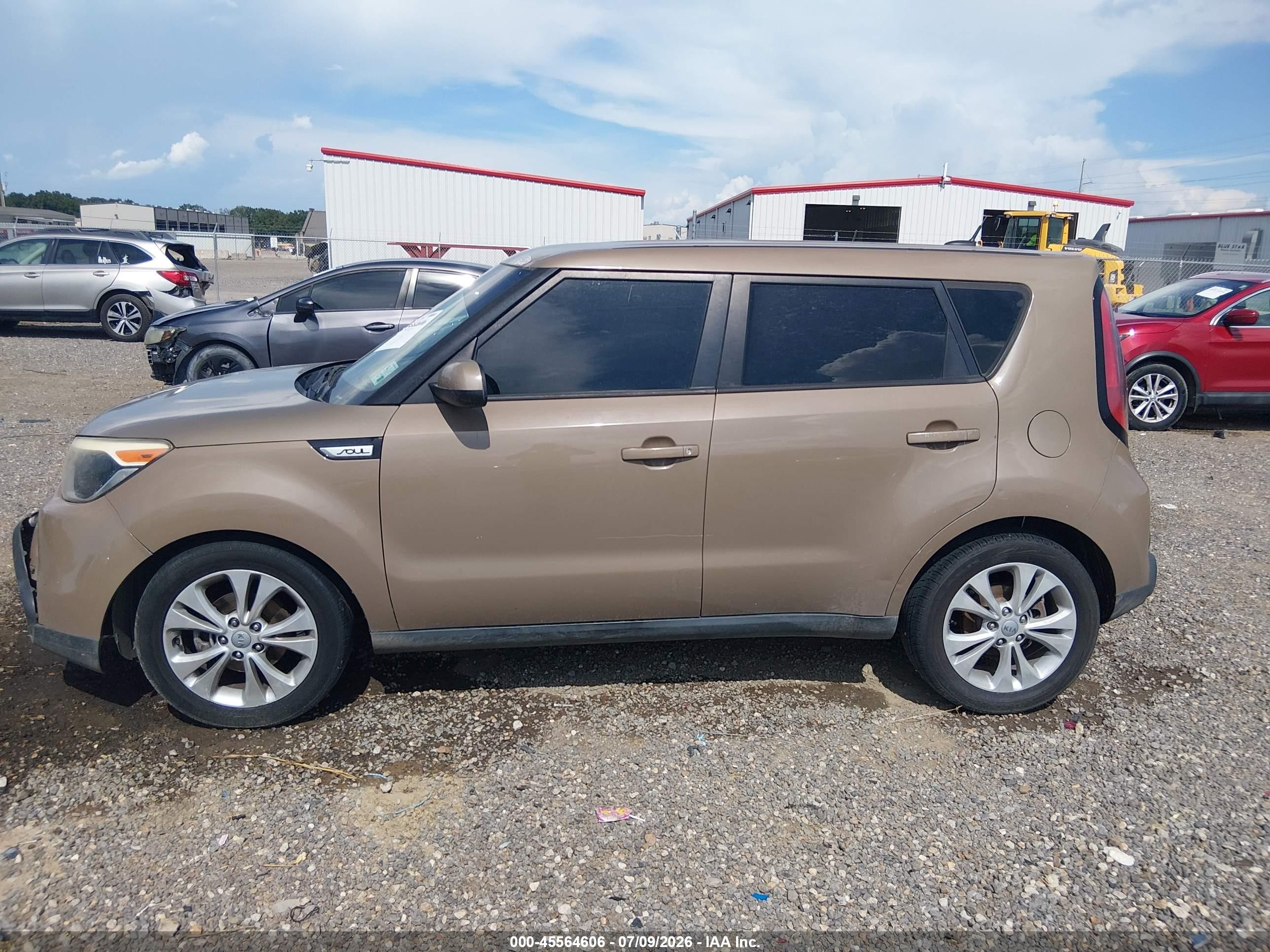 2015 Kia Soul + Brown vin: KNDJP3A58F7172367