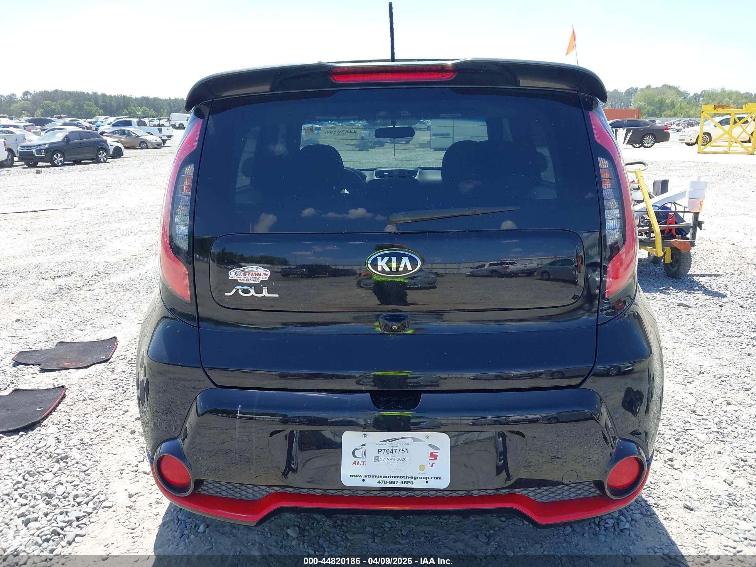 2015 Kia Soul + Черный vin: KNDJP3A58F7774962