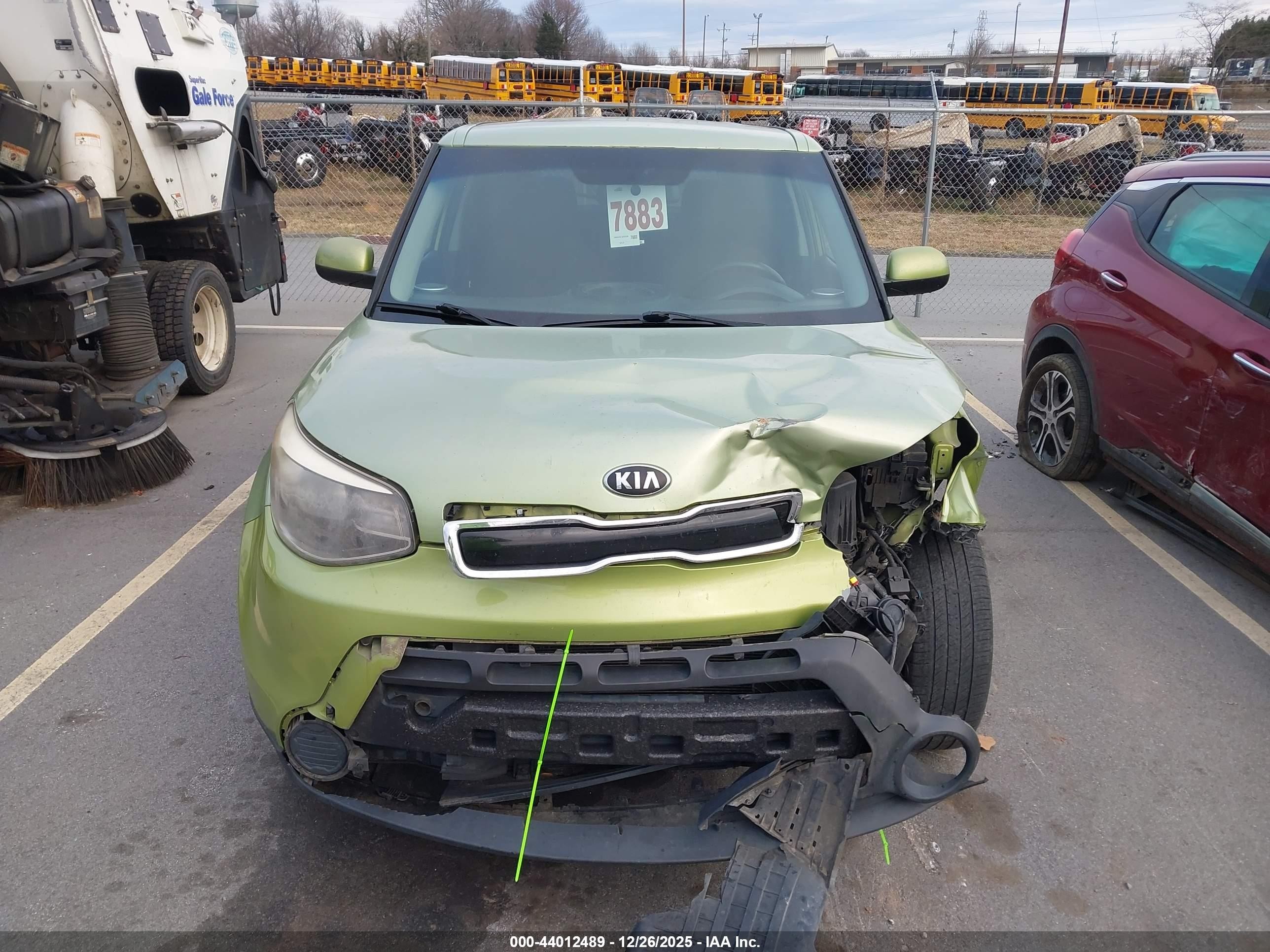 2015 Kia Soul + Green vin: KNDJP3A58F7816482