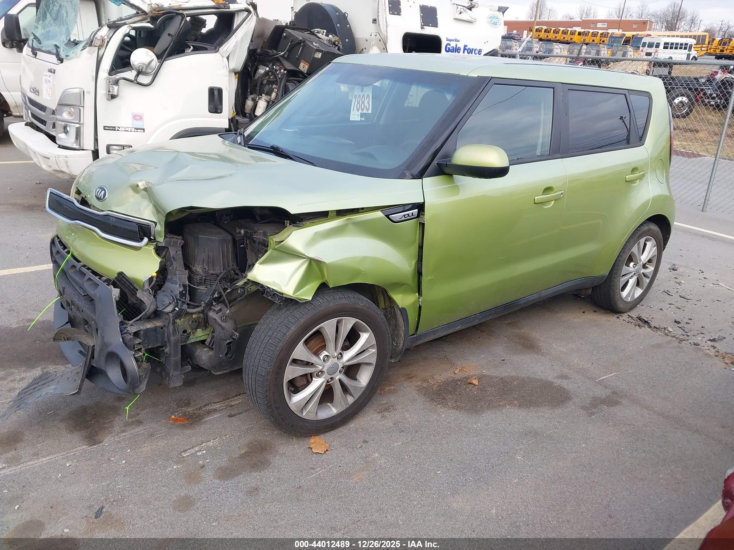 2015 Kia Soul + Green vin: KNDJP3A58F7816482