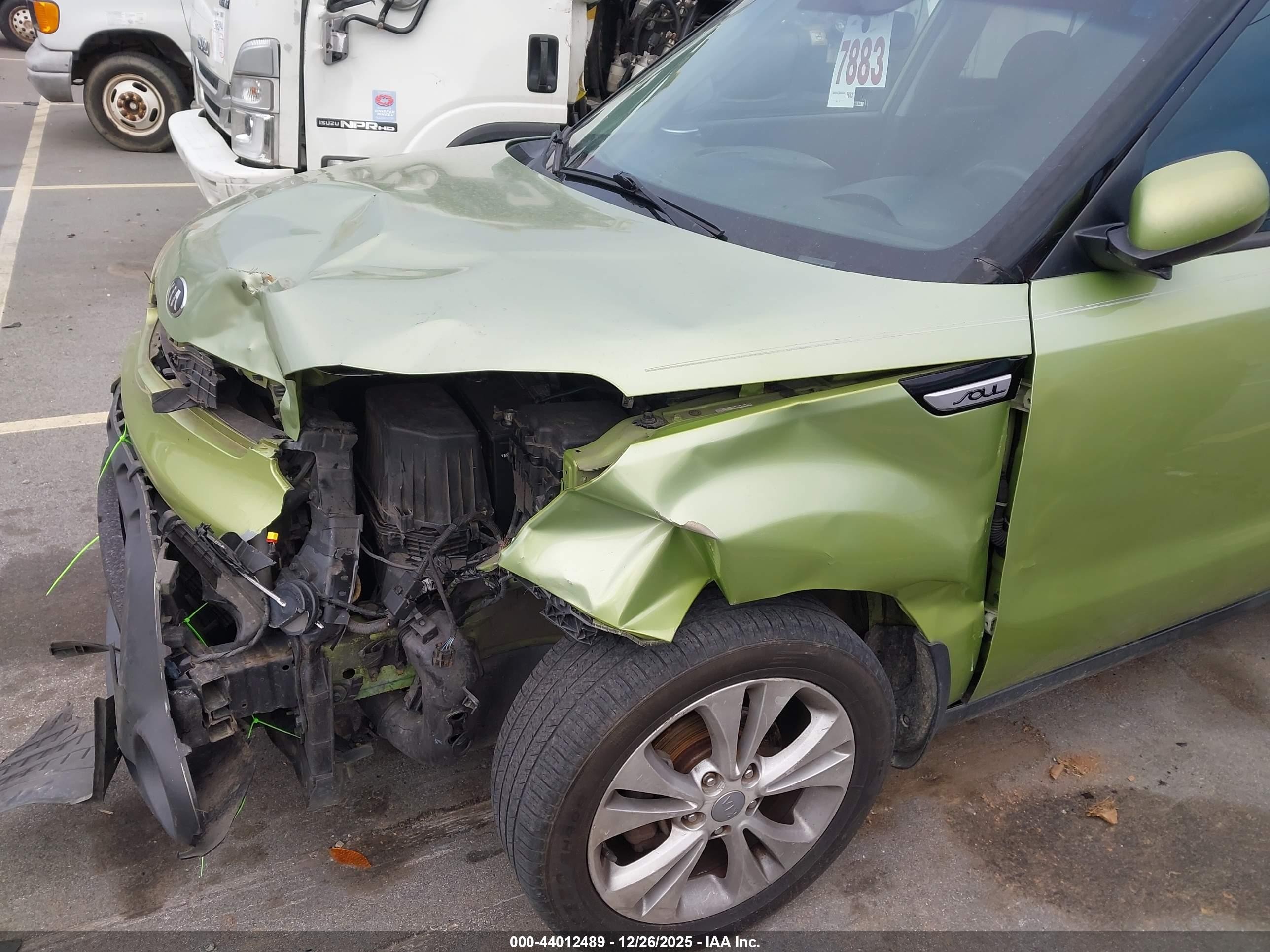 2015 Kia Soul + Green vin: KNDJP3A58F7816482