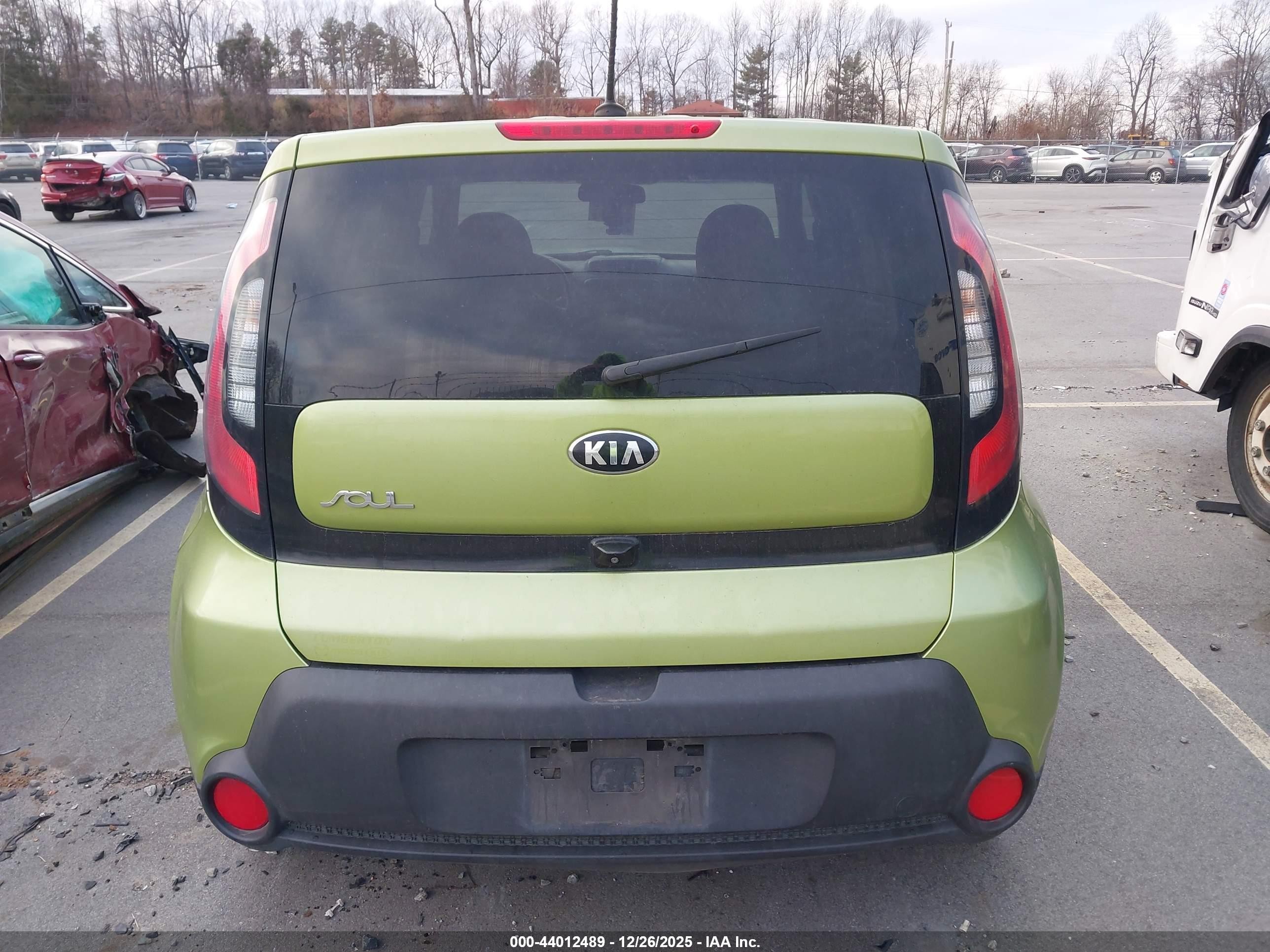 2015 Kia Soul + Green vin: KNDJP3A58F7816482