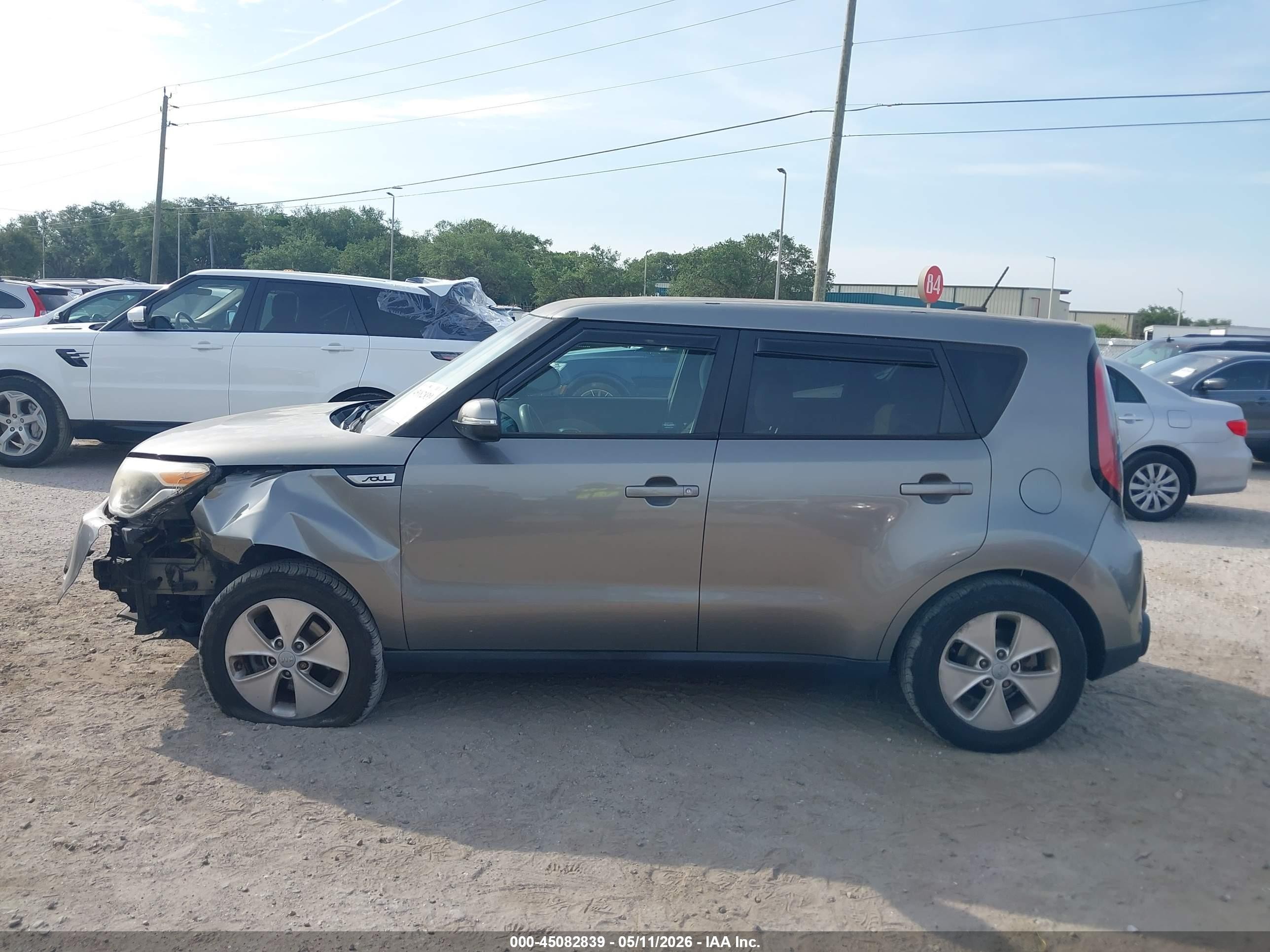 2014 Kia Soul + Серый vin: KNDJP3A59E7045657
