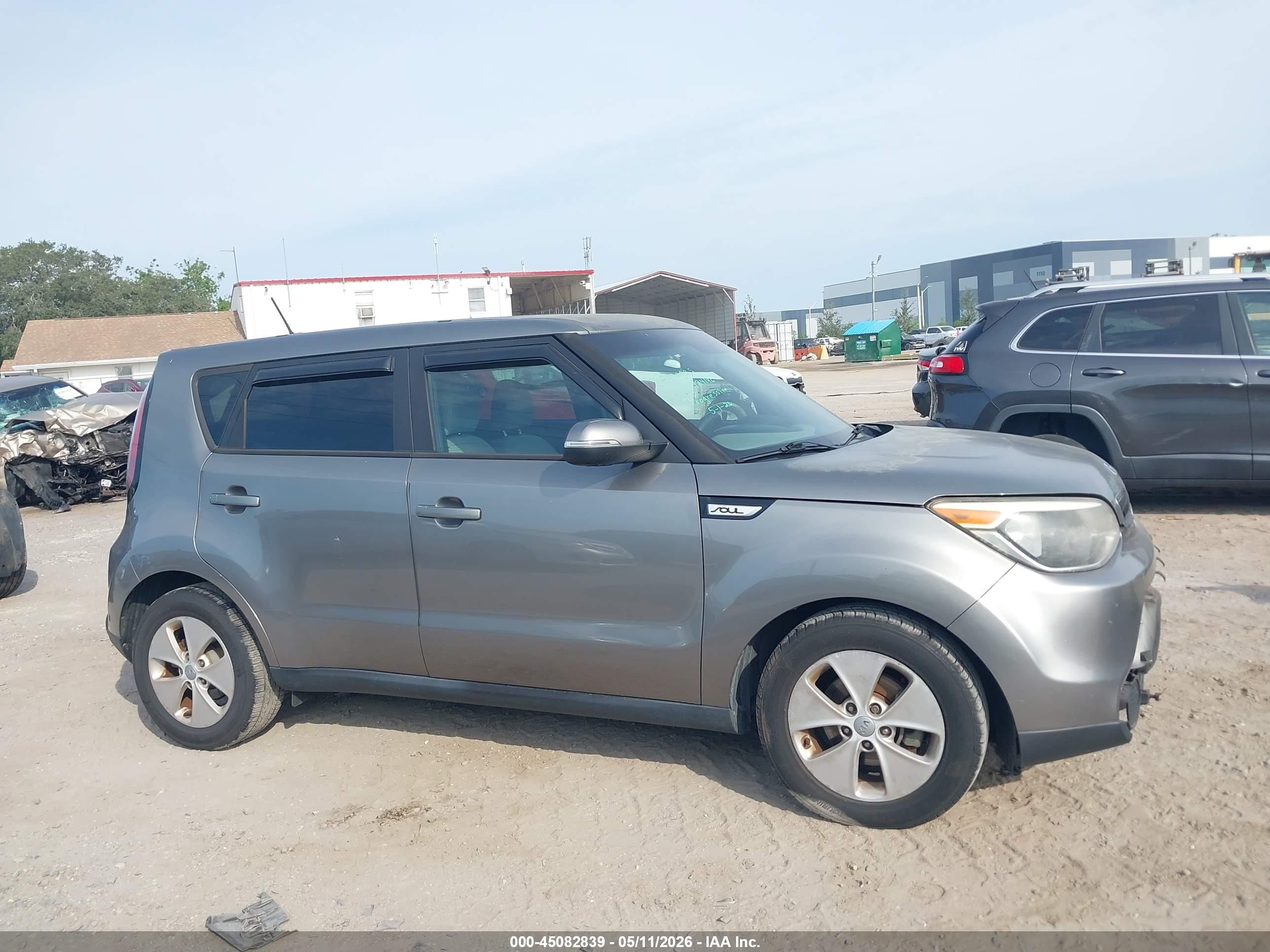 2014 Kia Soul + Серый vin: KNDJP3A59E7045657