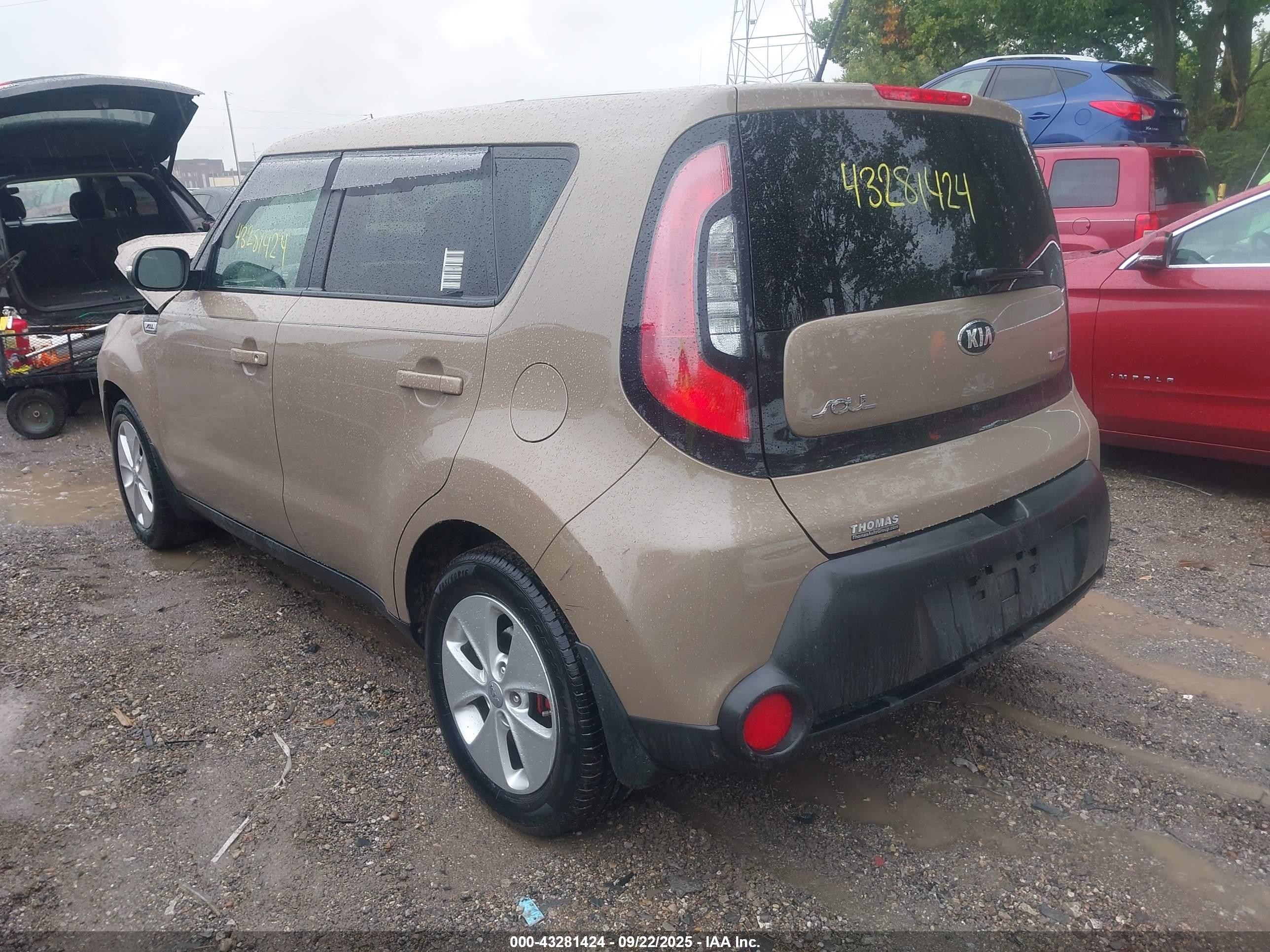 2014 Kia Soul + Коричневый vin: KNDJP3A59E7047151