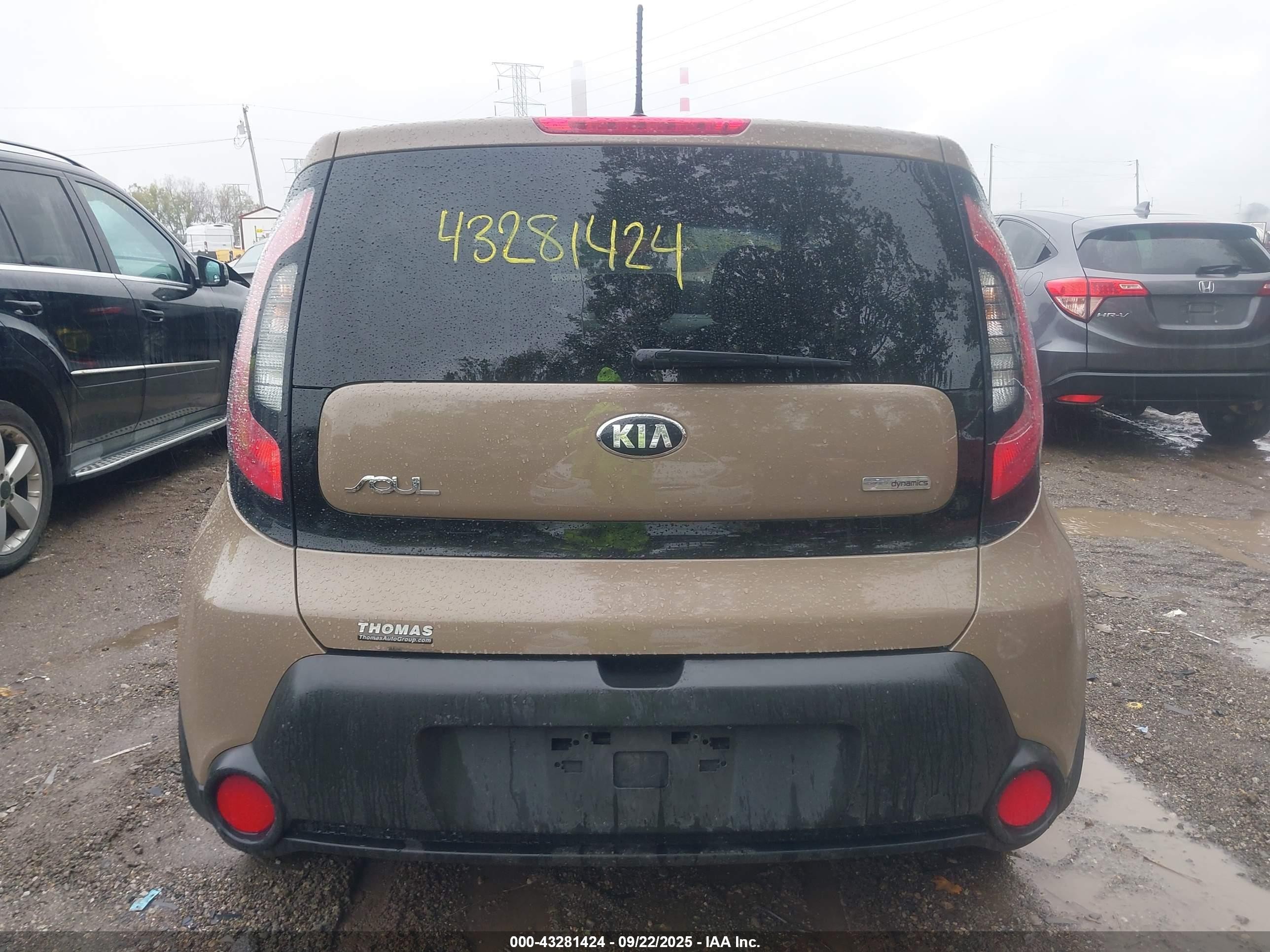 2014 Kia Soul + Коричневый vin: KNDJP3A59E7047151