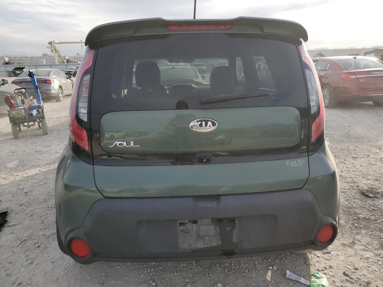 2014 Kia Soul Green vin: KNDJP3A59E7048588