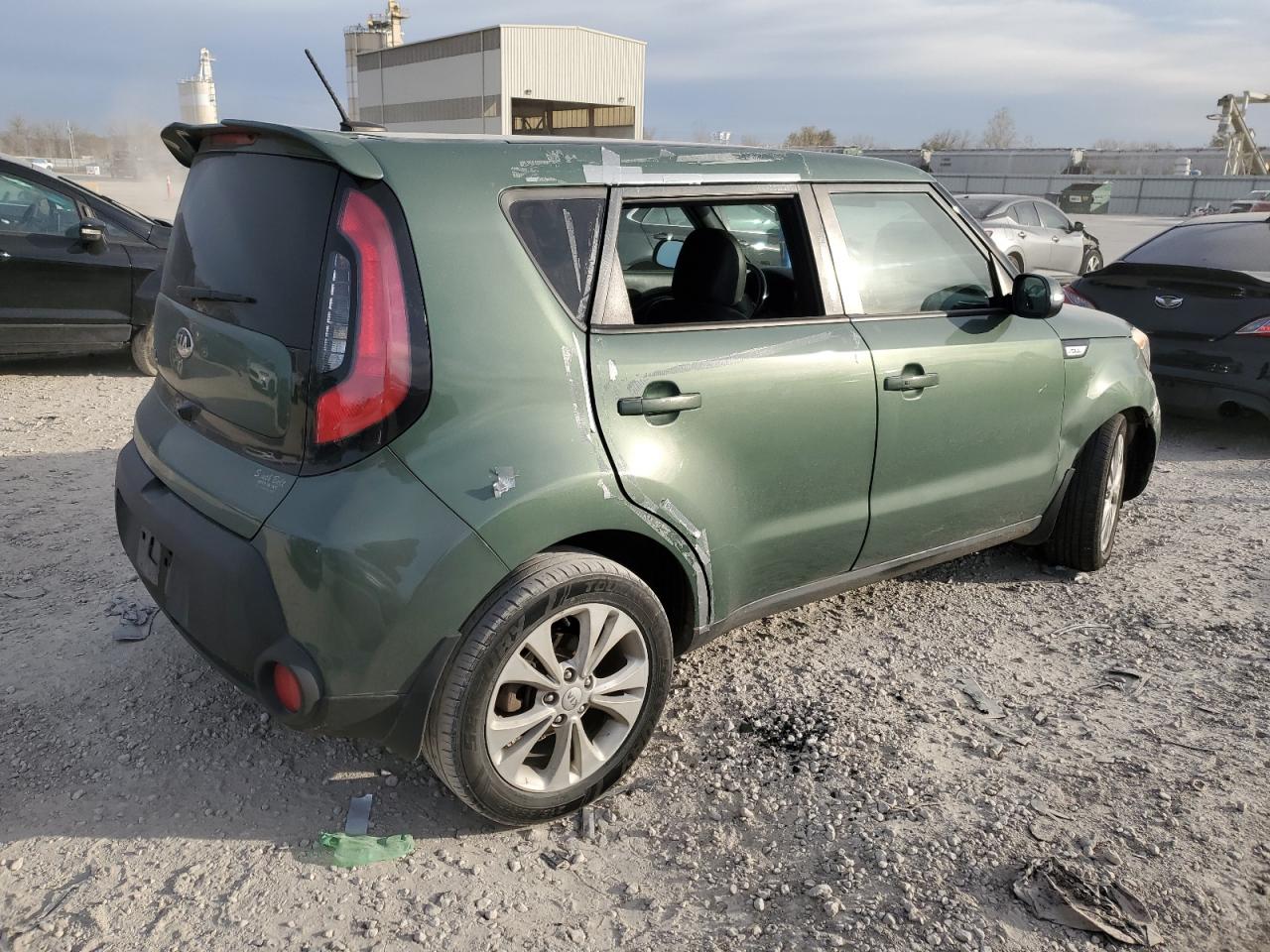 2014 Kia Soul Green vin: KNDJP3A59E7048588