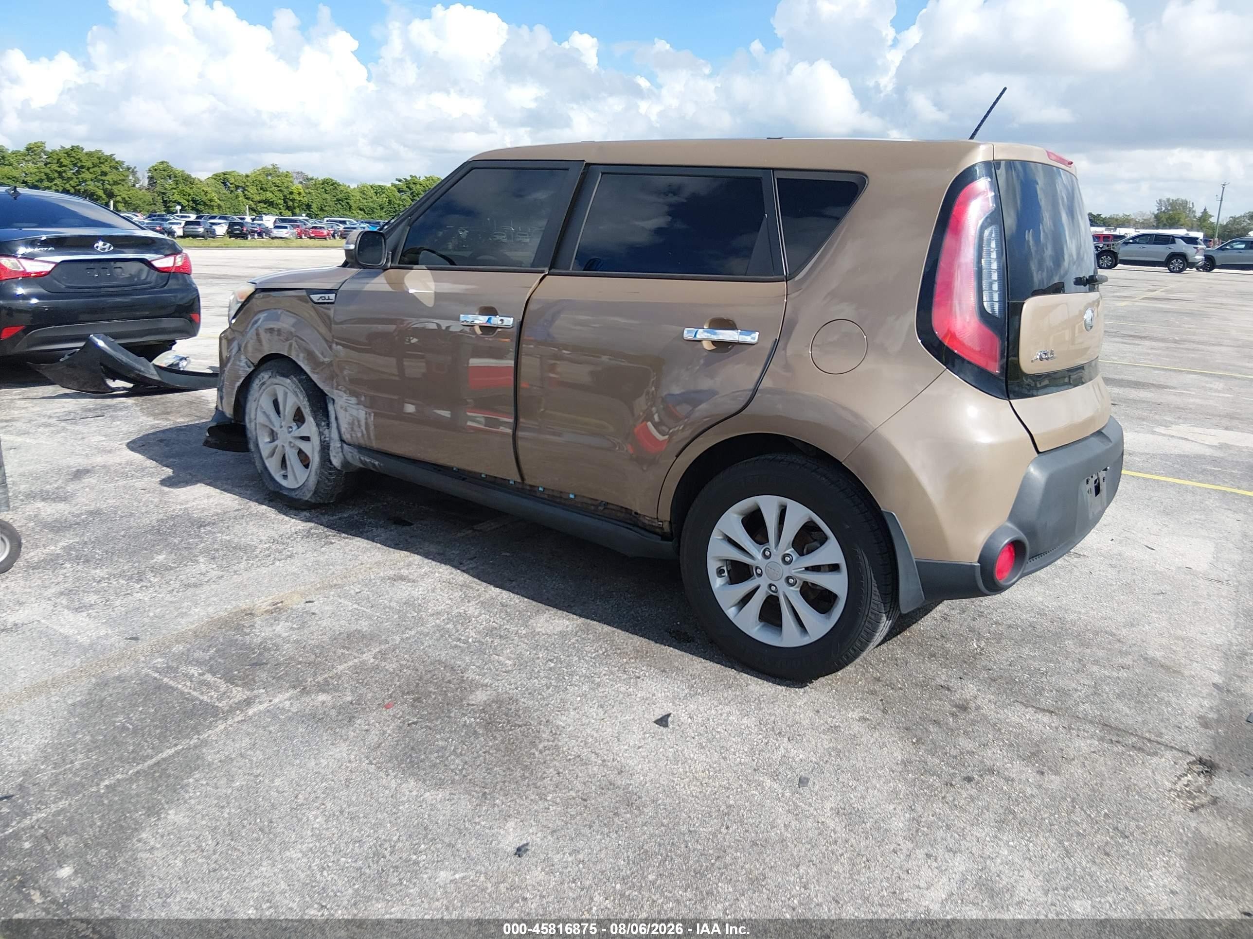 2014 Kia Soul + Коричневый vin: KNDJP3A59E7048848