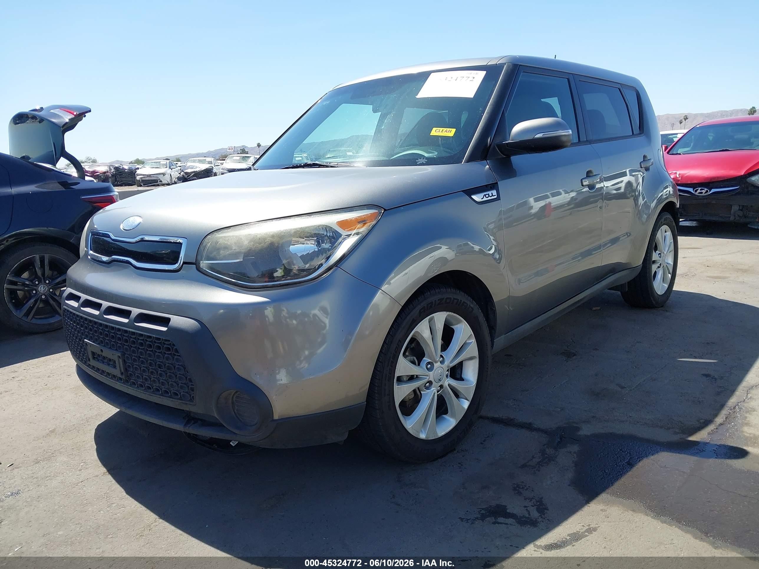2014 Kia Soul + Gray vin: KNDJP3A59E7076830
