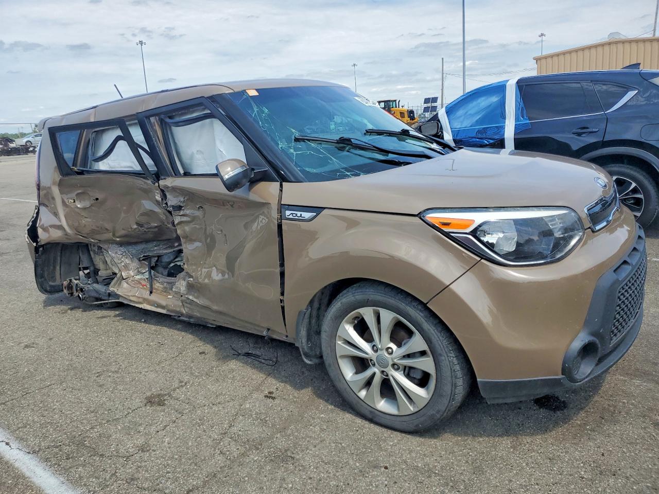 2014 Kia Soul + Brown vin: KNDJP3A59E7080991
