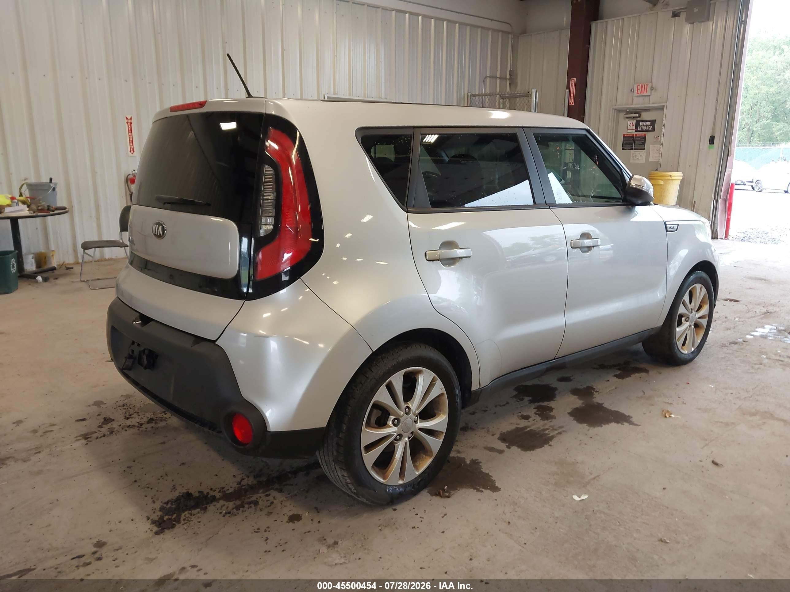 2014 Kia Soul + Silver vin: KNDJP3A59E7705762
