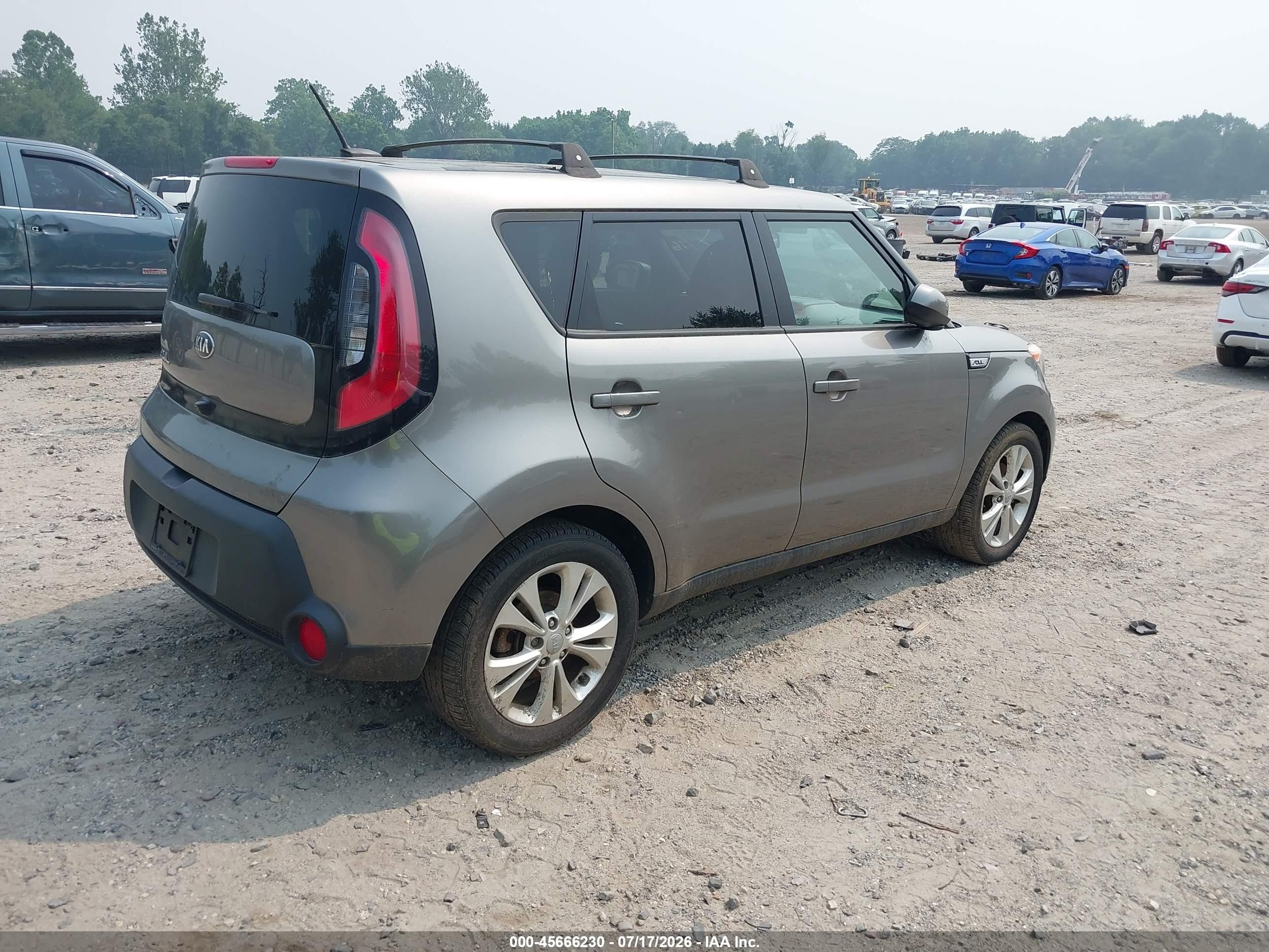 2015 Kia Soul + Gray vin: KNDJP3A59F7122500