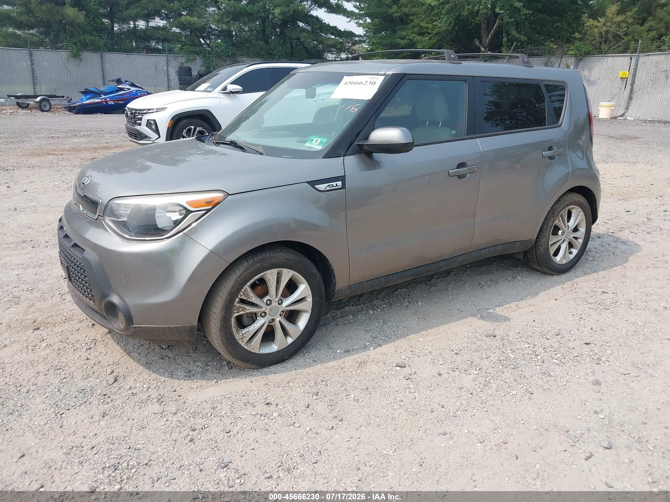 2015 Kia Soul + Gray vin: KNDJP3A59F7122500