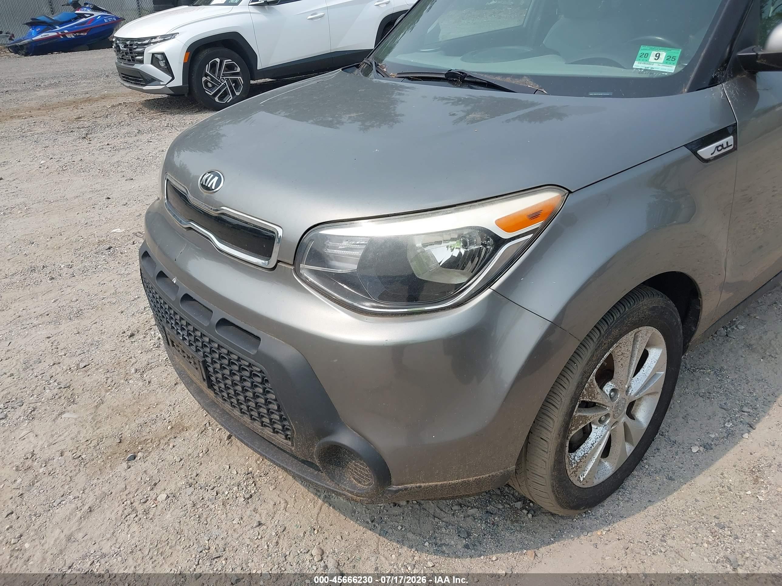 2015 Kia Soul + Gray vin: KNDJP3A59F7122500