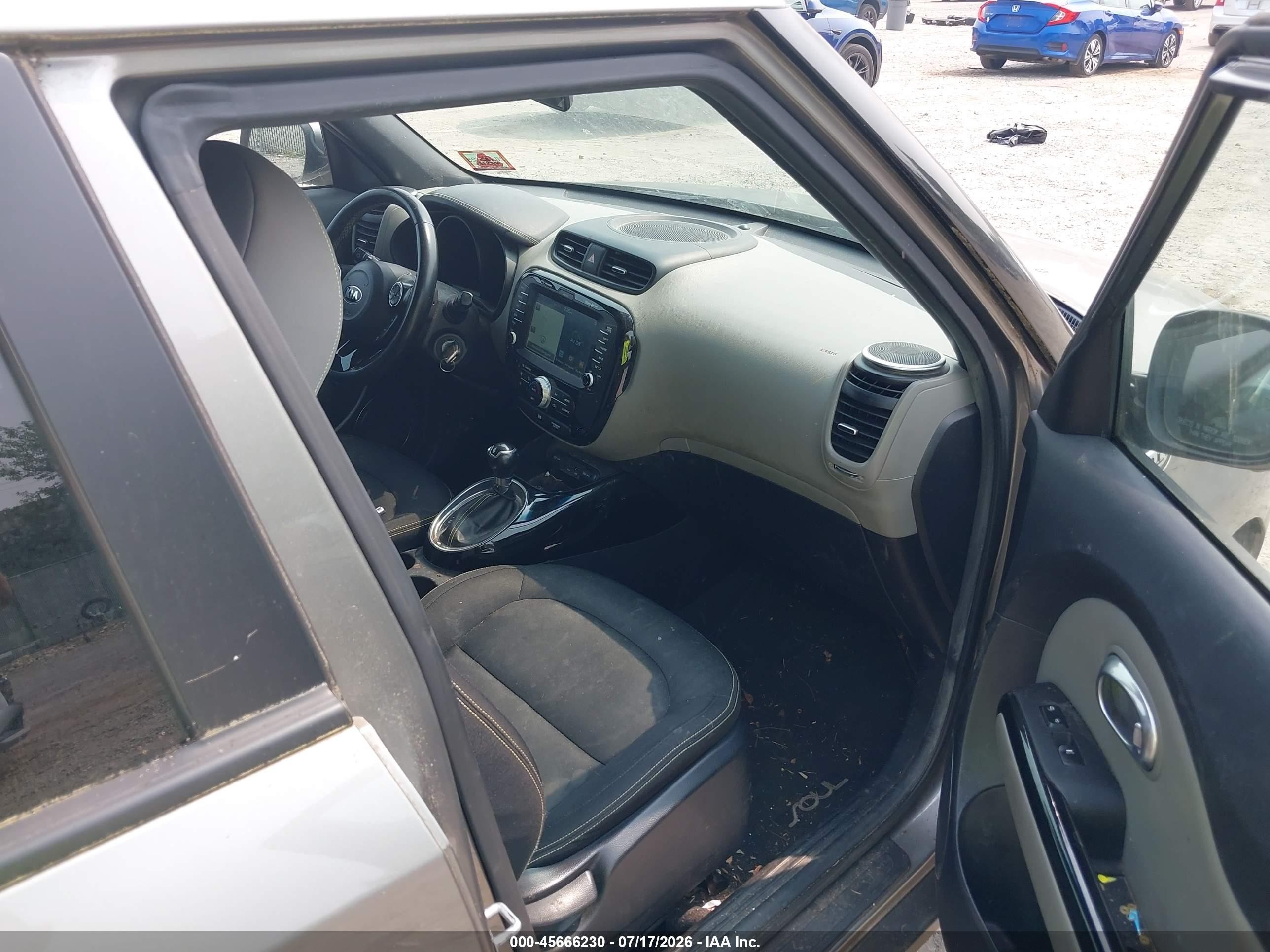 2015 Kia Soul + Gray vin: KNDJP3A59F7122500