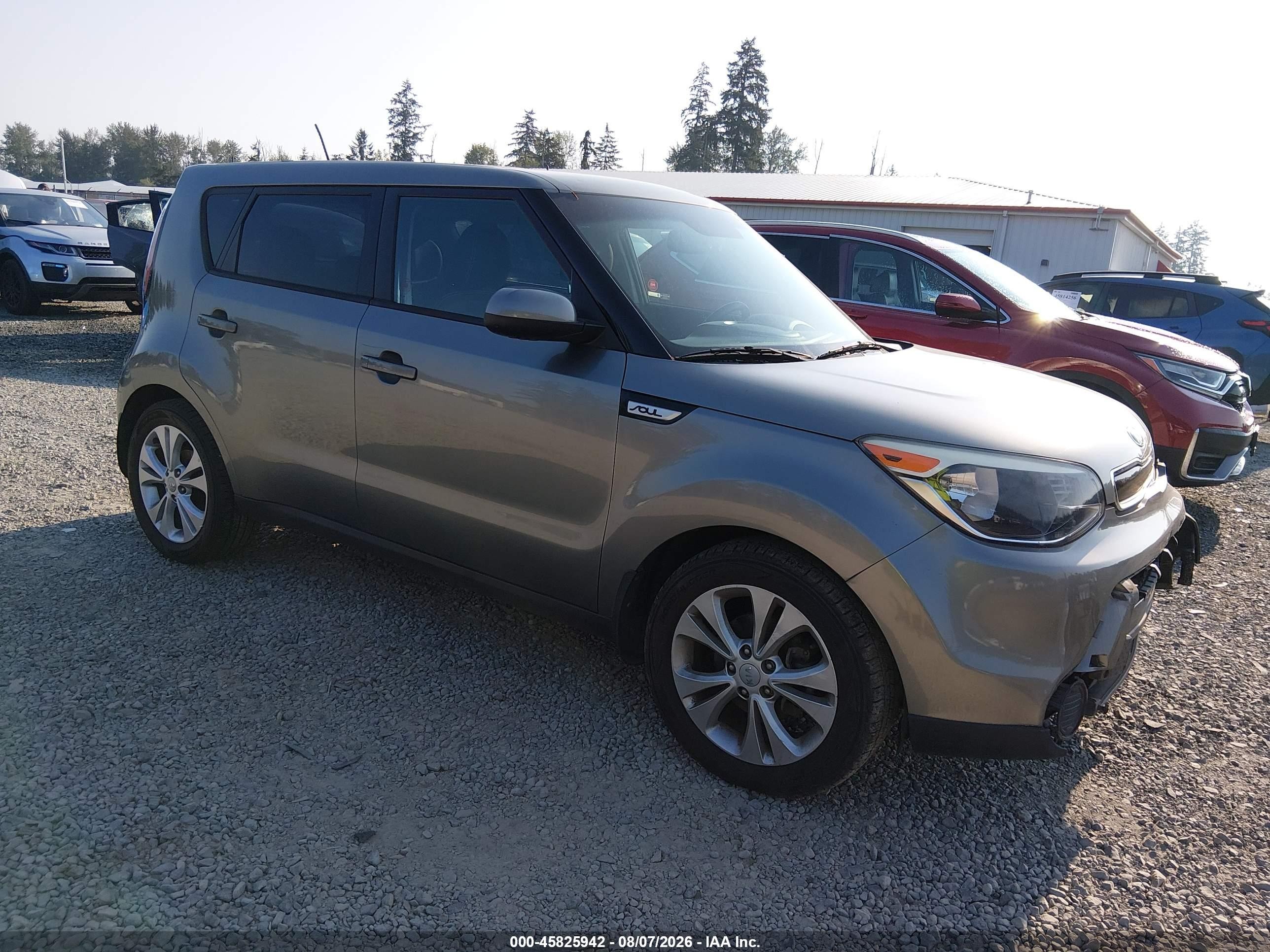 2015 Kia Soul + Gray vin: KNDJP3A59F7122674