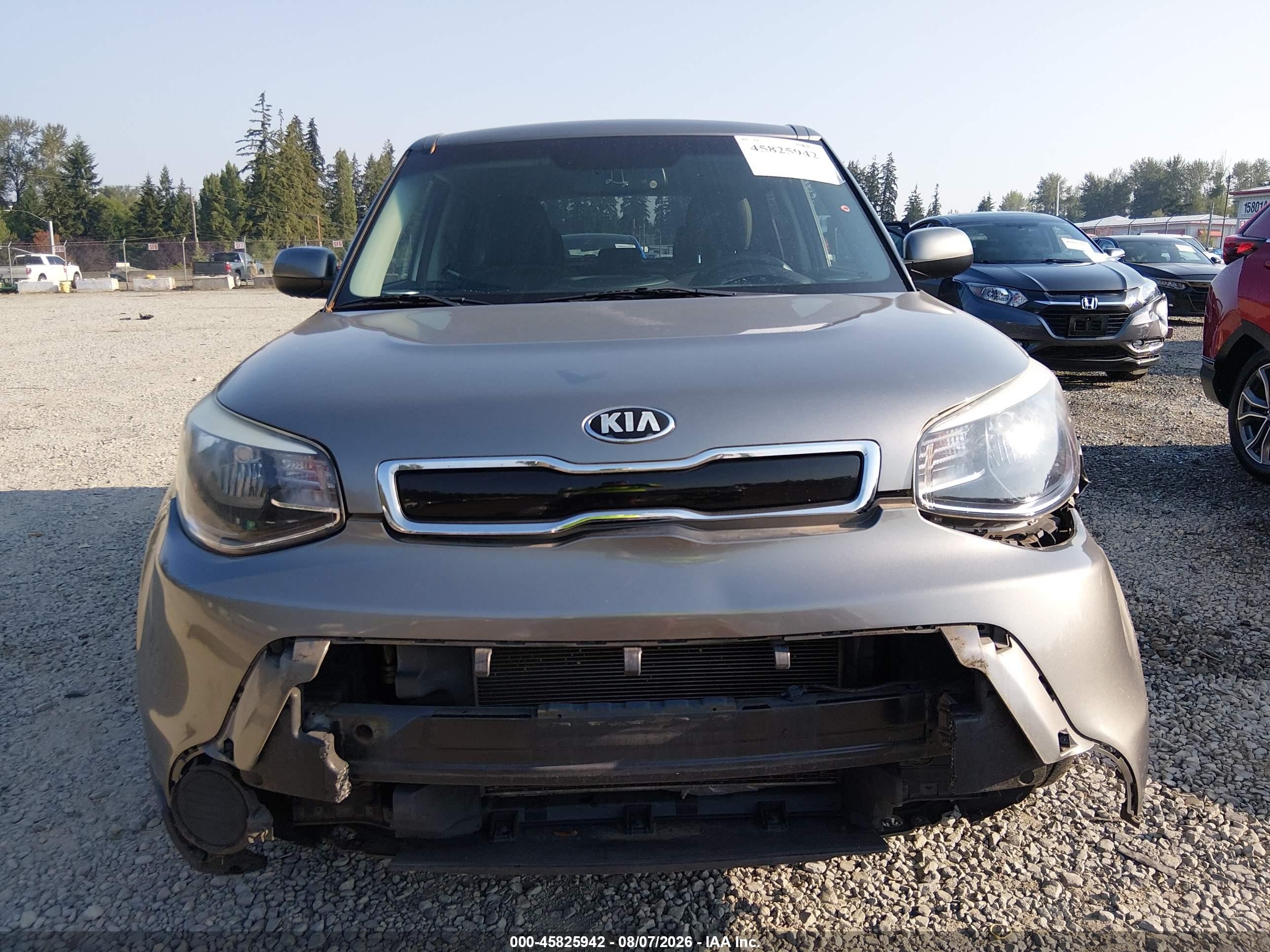 2015 Kia Soul + Gray vin: KNDJP3A59F7122674