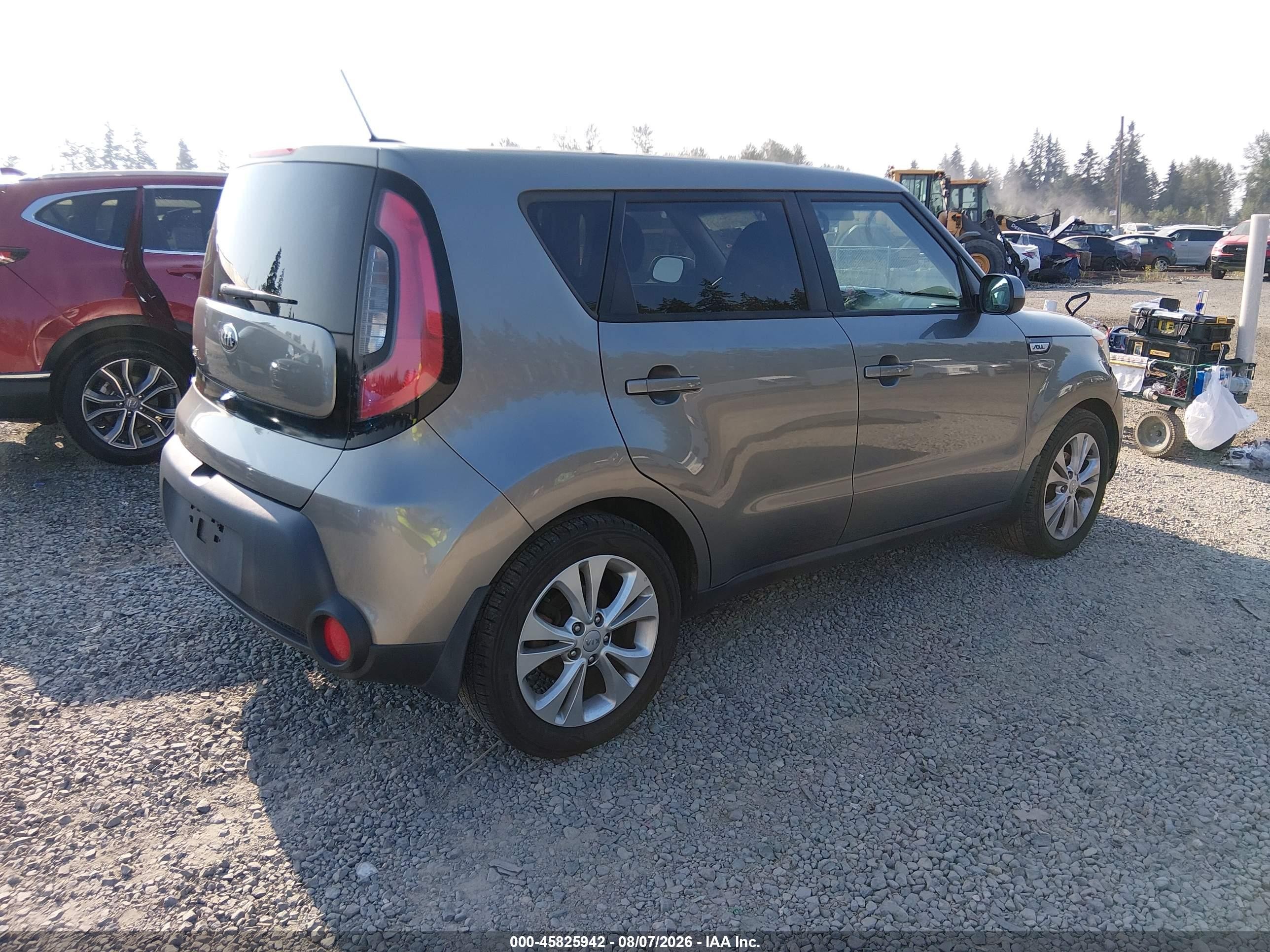 2015 Kia Soul + Gray vin: KNDJP3A59F7122674