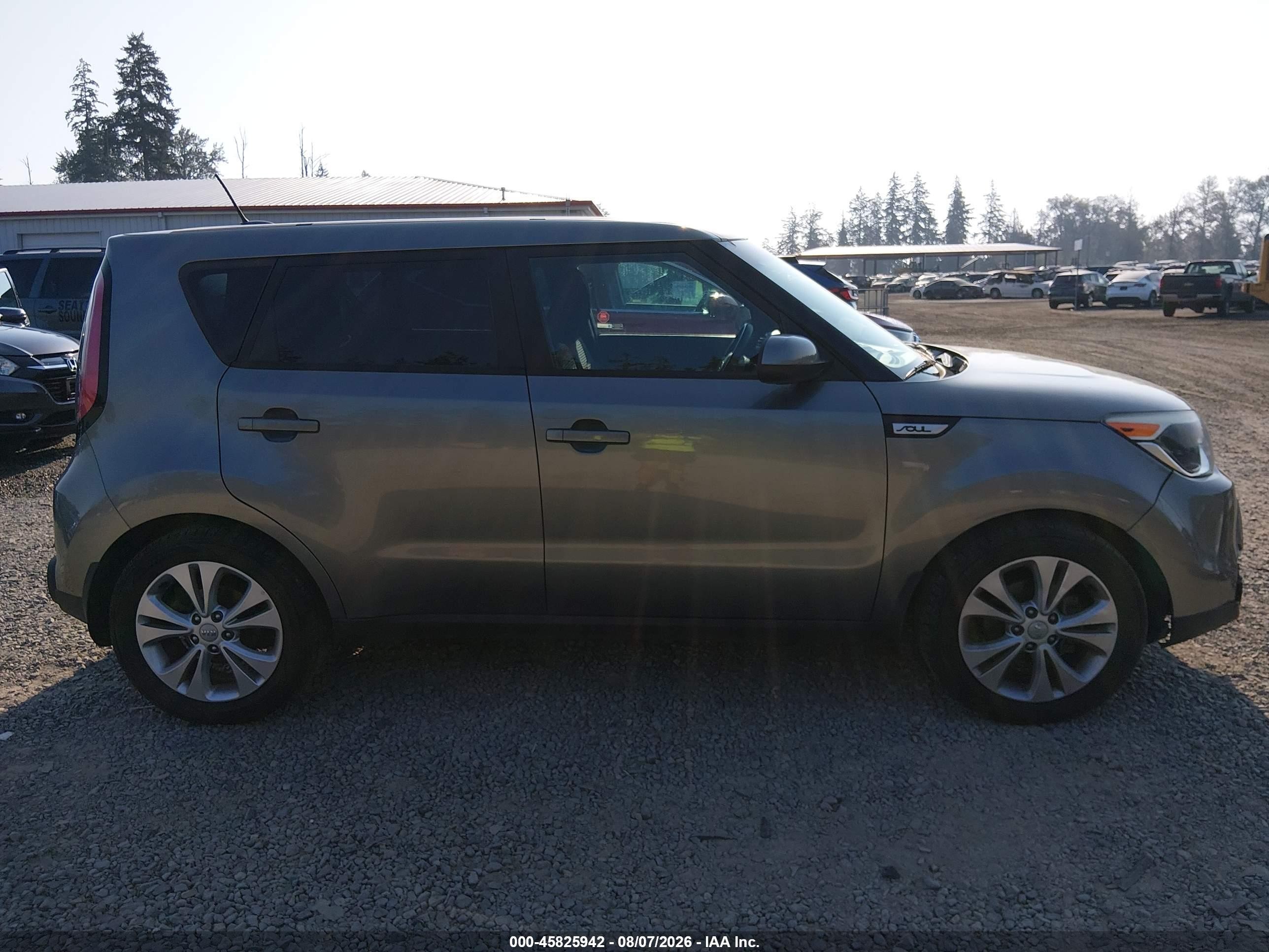2015 Kia Soul + Gray vin: KNDJP3A59F7122674
