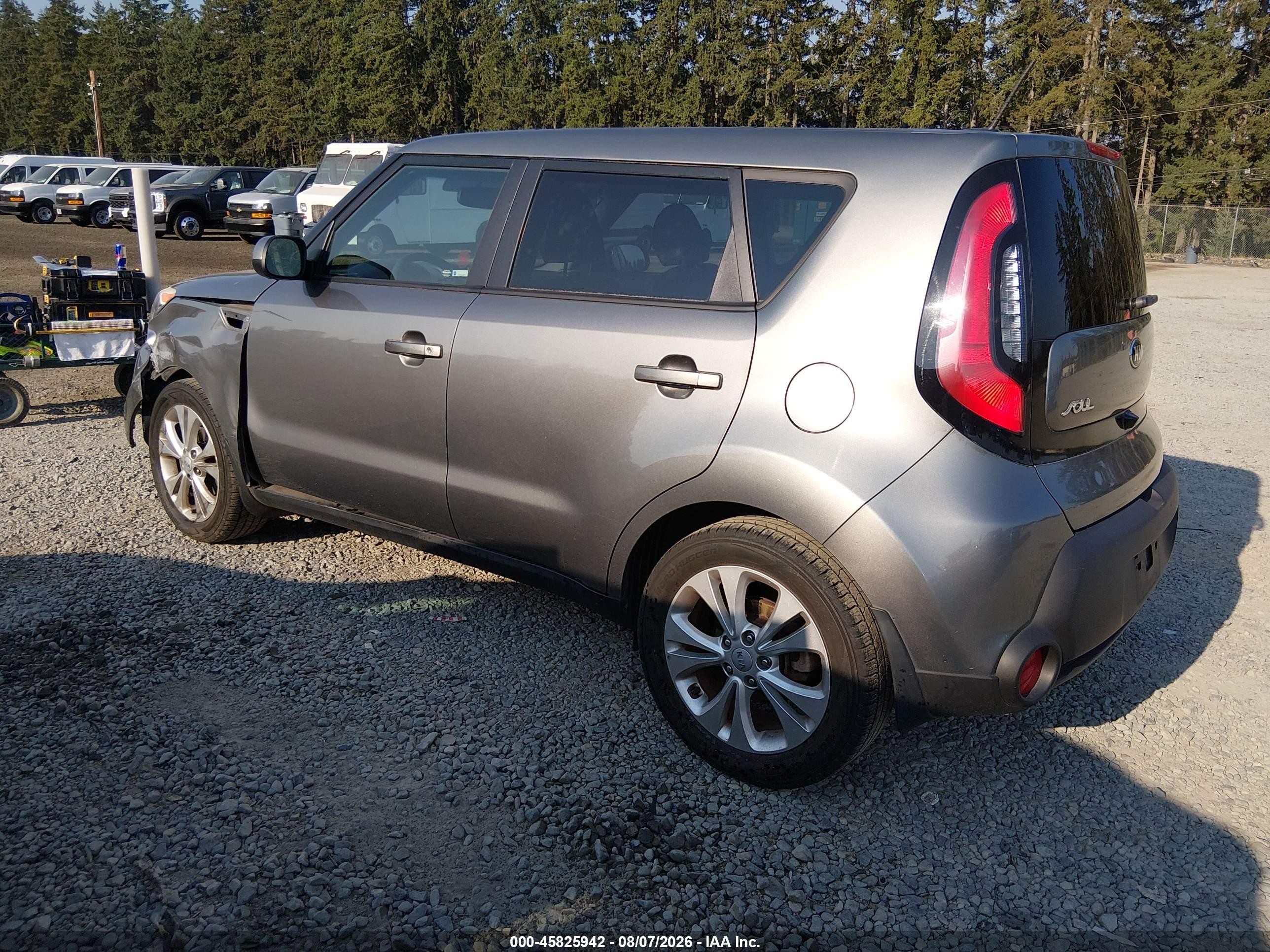 2015 Kia Soul + Gray vin: KNDJP3A59F7122674