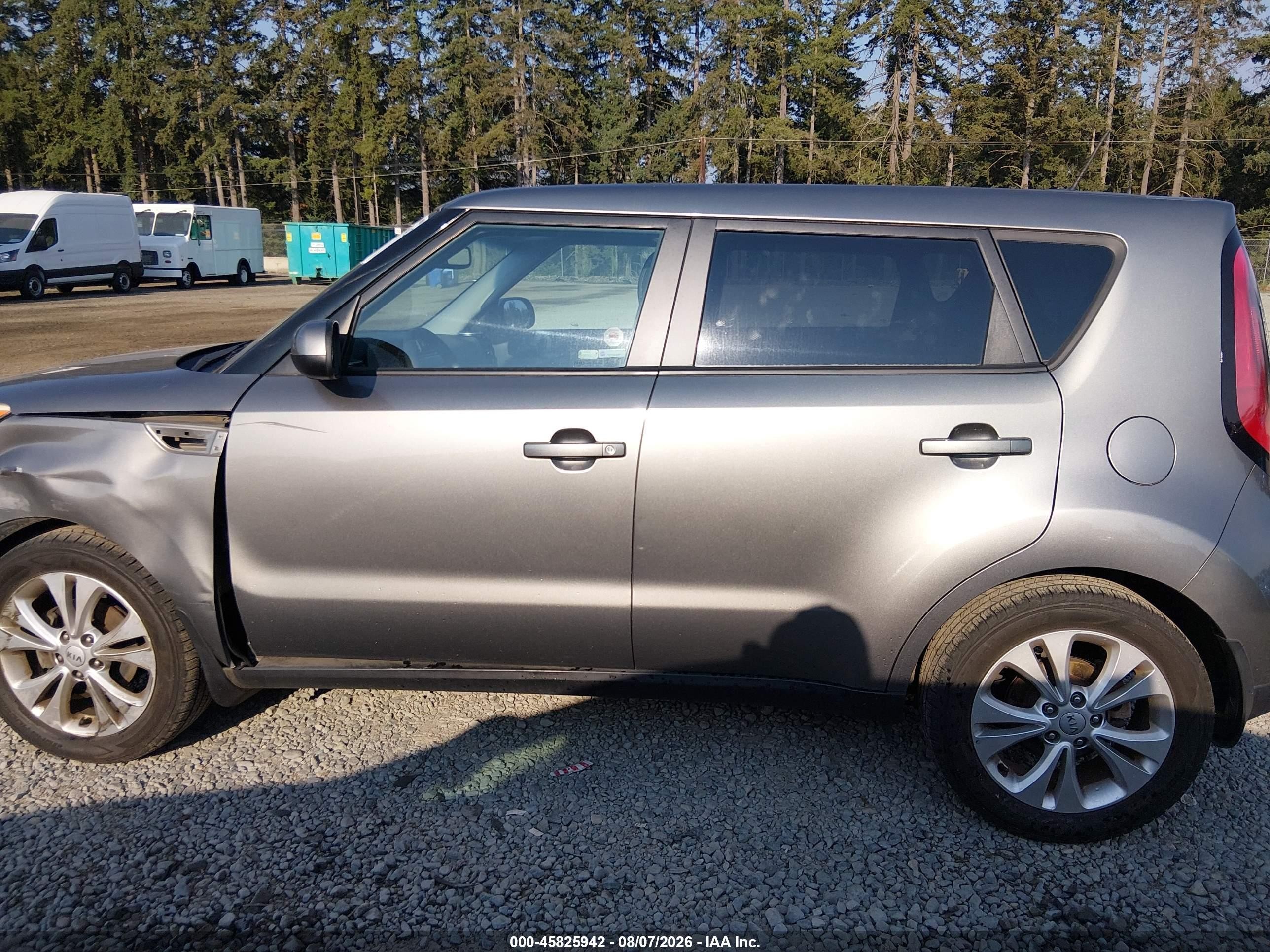 2015 Kia Soul + Gray vin: KNDJP3A59F7122674