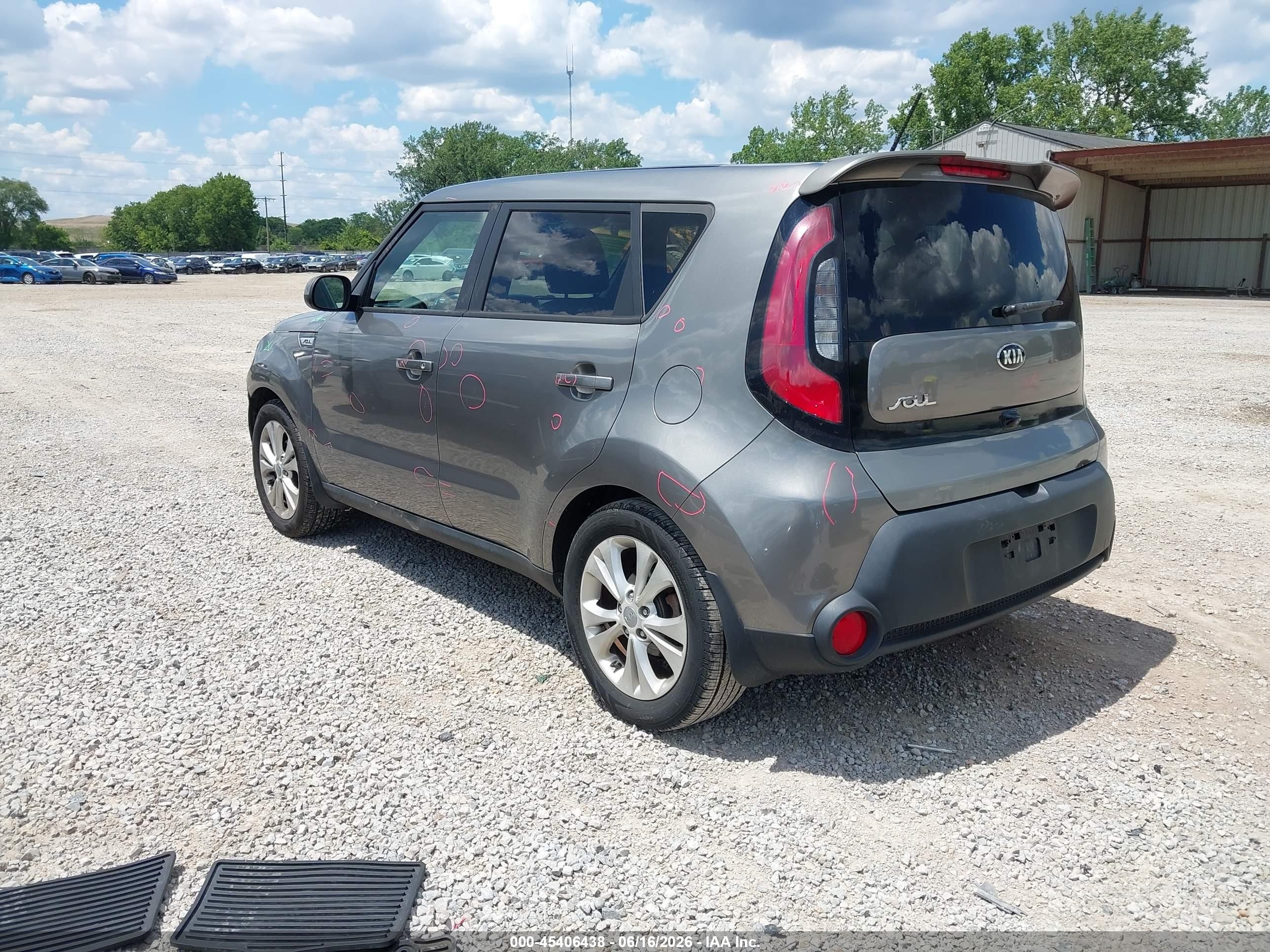 2015 Kia Soul + Gray vin: KNDJP3A59F7128264