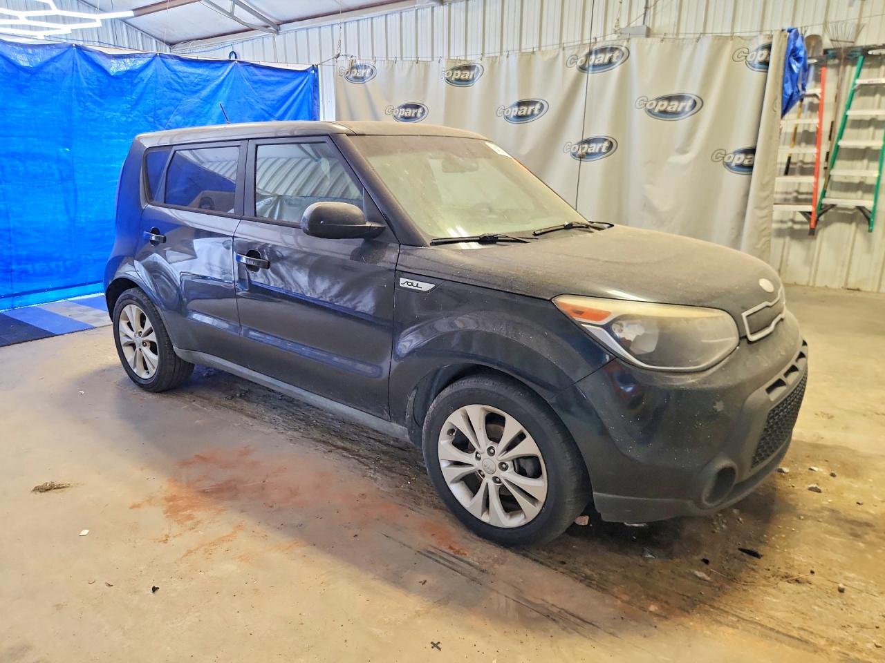 2015 Kia Soul Серый vin: KNDJP3A59F7133285