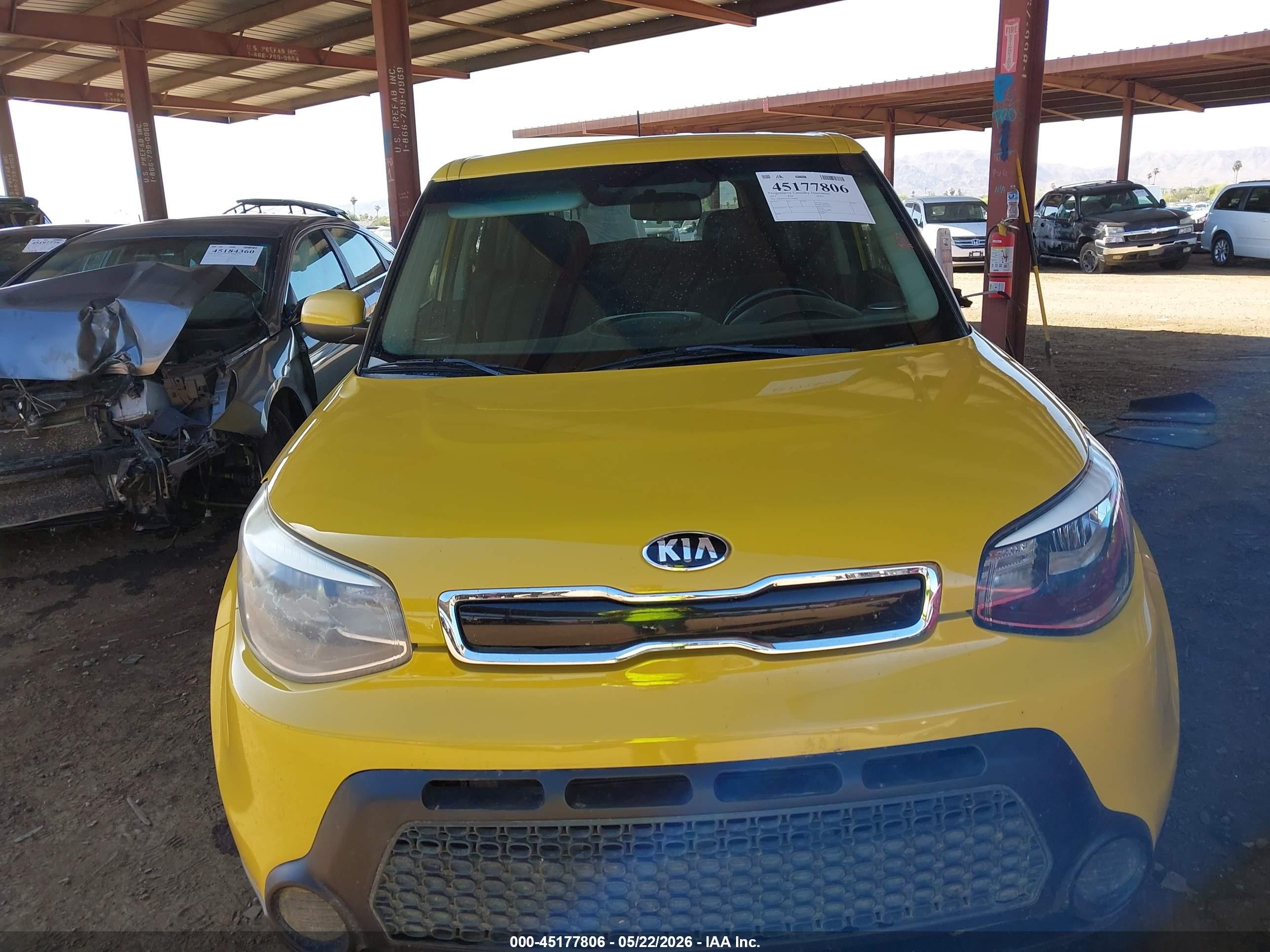 2015 Kia Soul + Orange vin: KNDJP3A59F7149020